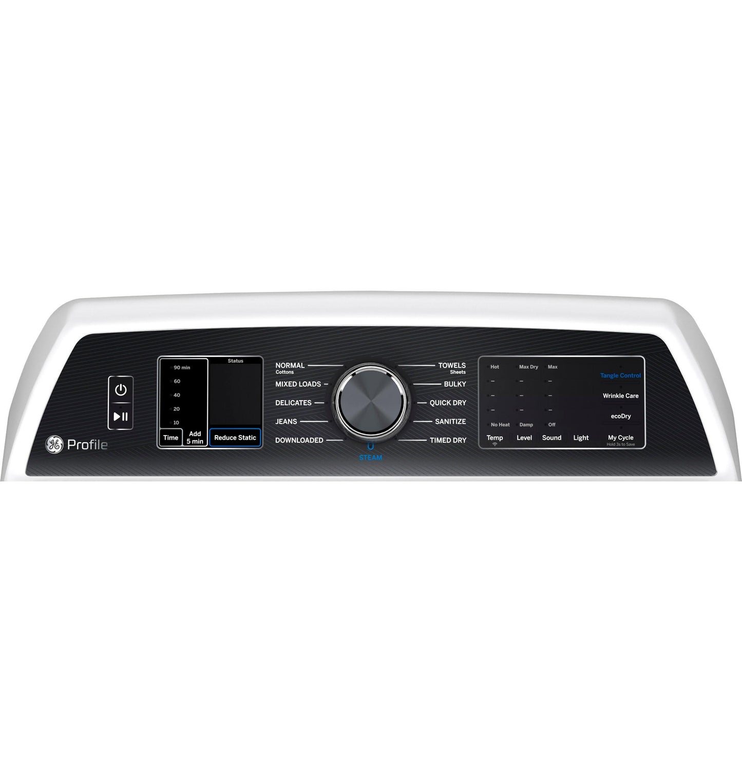 GE APPLIANCES PTD70EBSTWS GE Profile 7.4 Cu. Ft. Capacity Smart Aluminized Alloy Drum ELE...