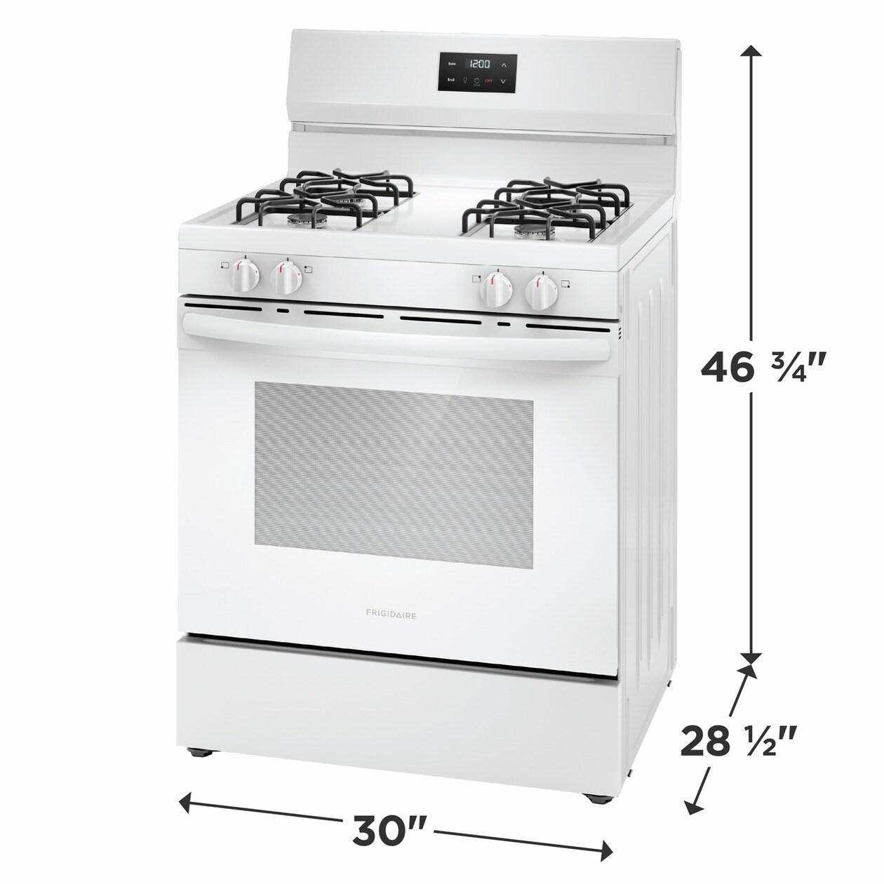 FRIGIDAIRE FCRG3051BW Frigidaire 30"" Gas Range