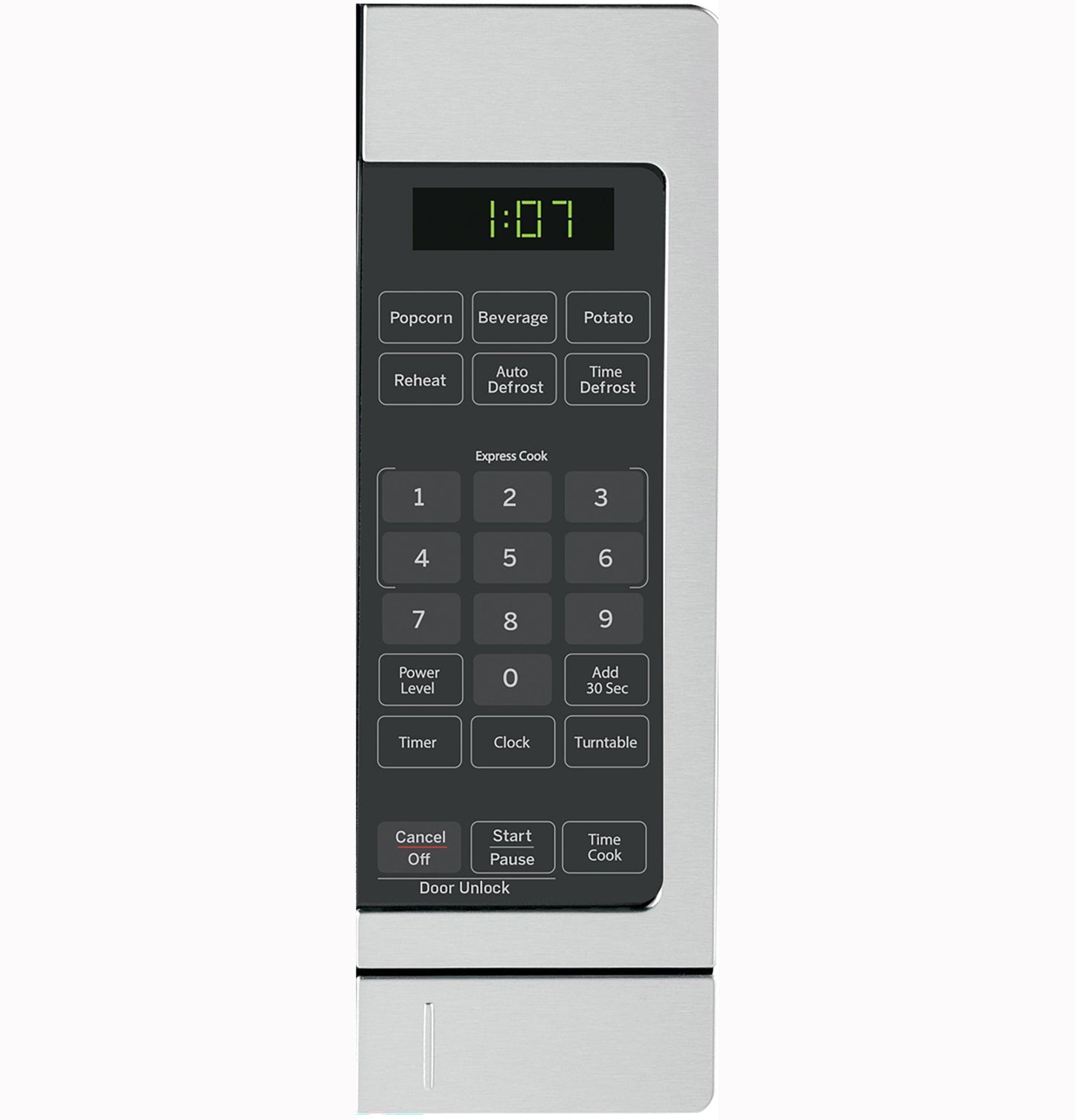 GE APPLIANCES GCHK07N1WSS Ge 0.7 Cu. Ft. Spacemaker Countertop Microwave Oven