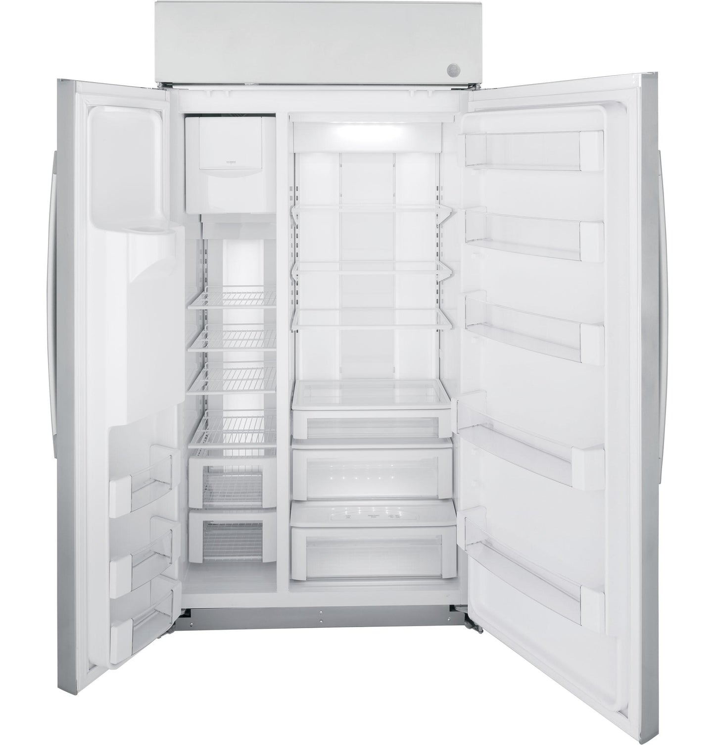 GE APPLIANCES PSB42YSNSS GE Profile Series 42"" Smart Built-in Side-by-side Refrigerator ...