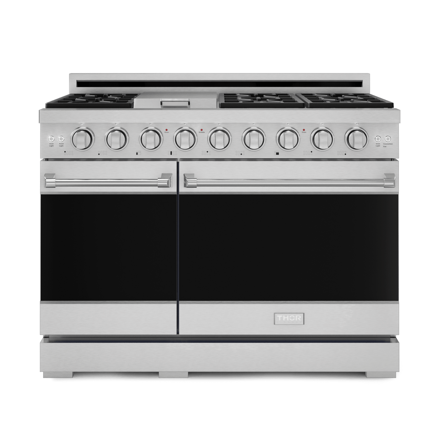 THOR KITCHEN RSG48ELP 48 Inch Professional Lp Range With Tilt Panel Touch Control In STAI...