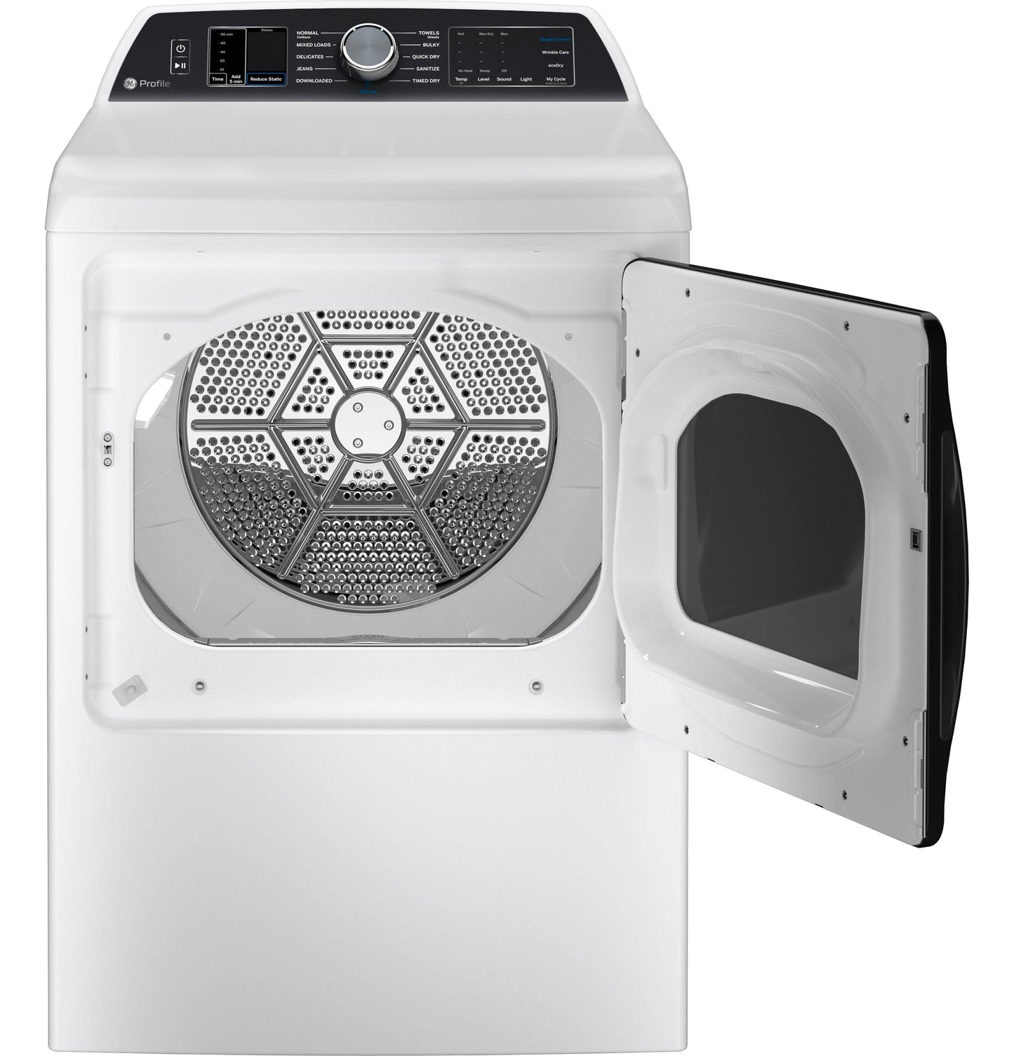 GE APPLIANCES PTD70EBSTWS GE Profile 7.4 Cu. Ft. Capacity Smart Aluminized Alloy Drum ELE...