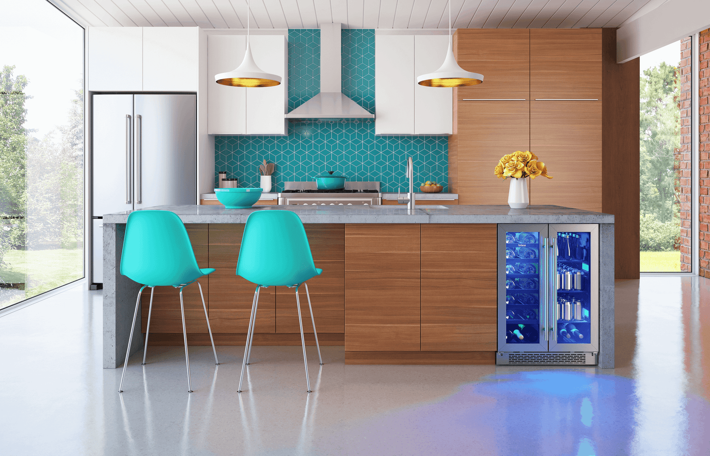 ZEPHYR BWB24C32AG Zephyr Brisas Wine & Beverage Cooler