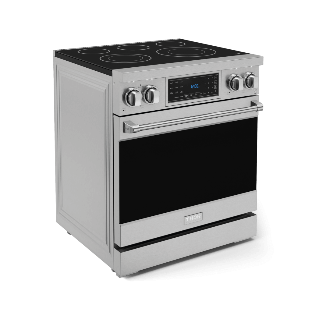 THOR KITCHEN RSE30 30 Inch Professional Electric Range With Tilt Panel Touch Control I...
