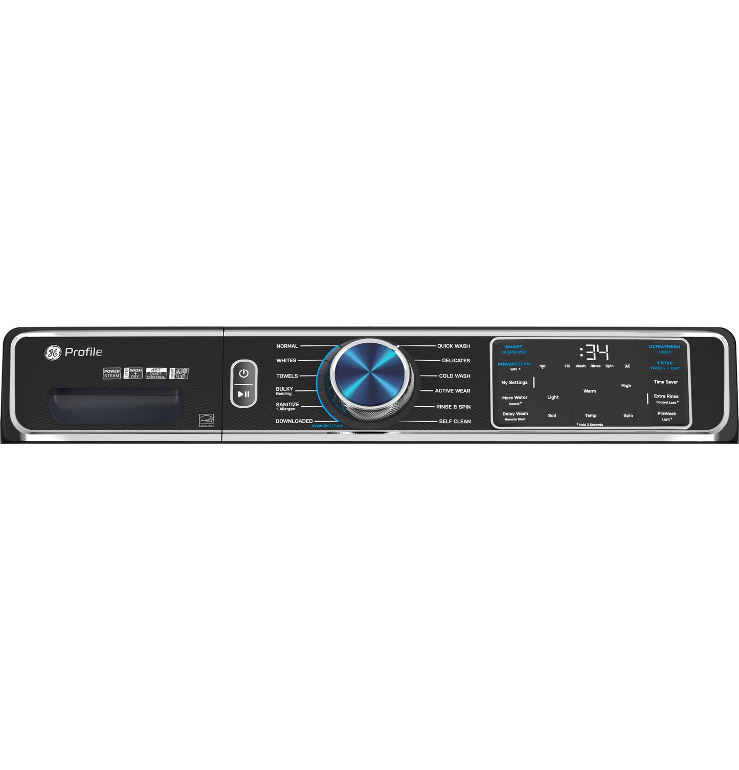 GE APPLIANCES PFW950SPTDS GE Profile 5.3 Cu. Ft. Capacity Smart Front Load Energy STAR...
