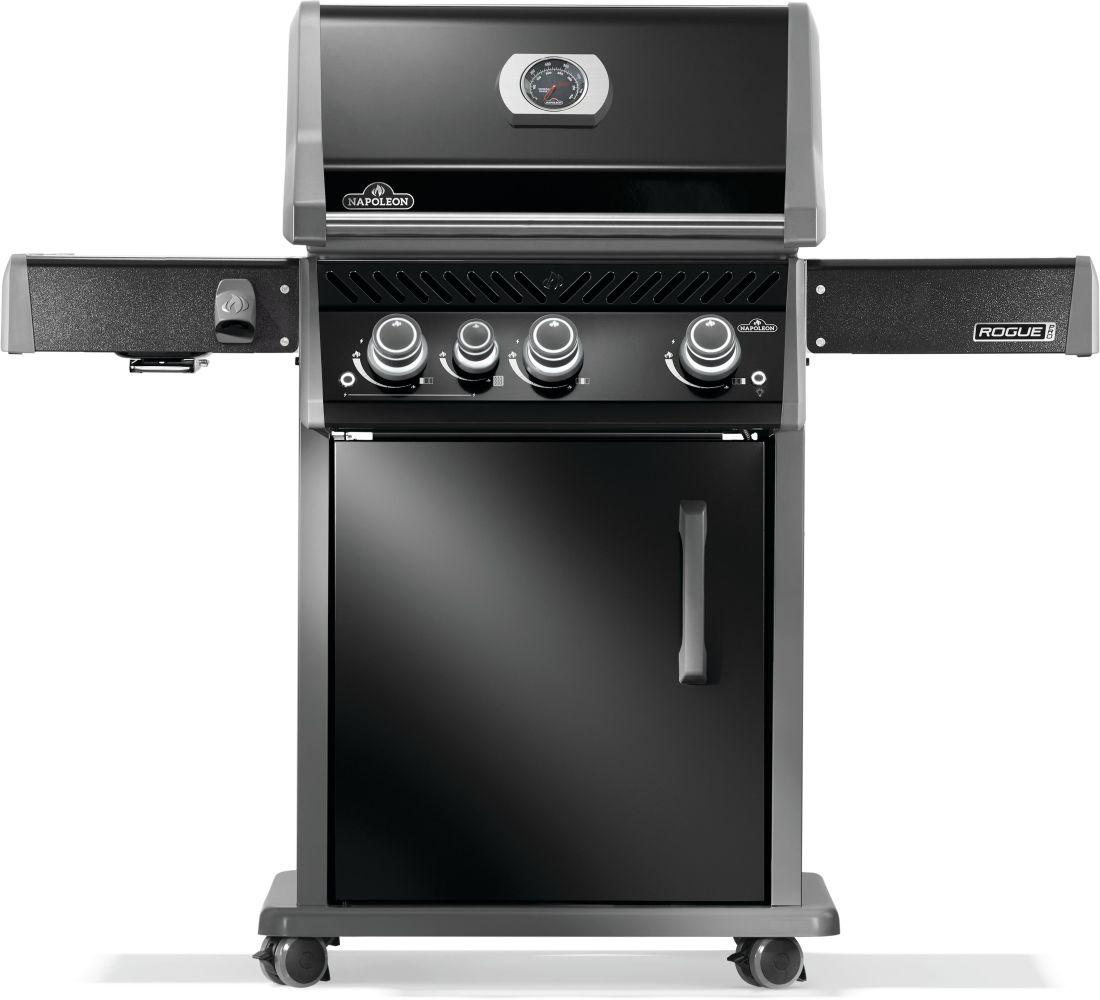 NAPOLEON BBQ RP425SIBNK2 Rogue Pro 425 Sib With Infrared Side Burner , Natural Gas, Black