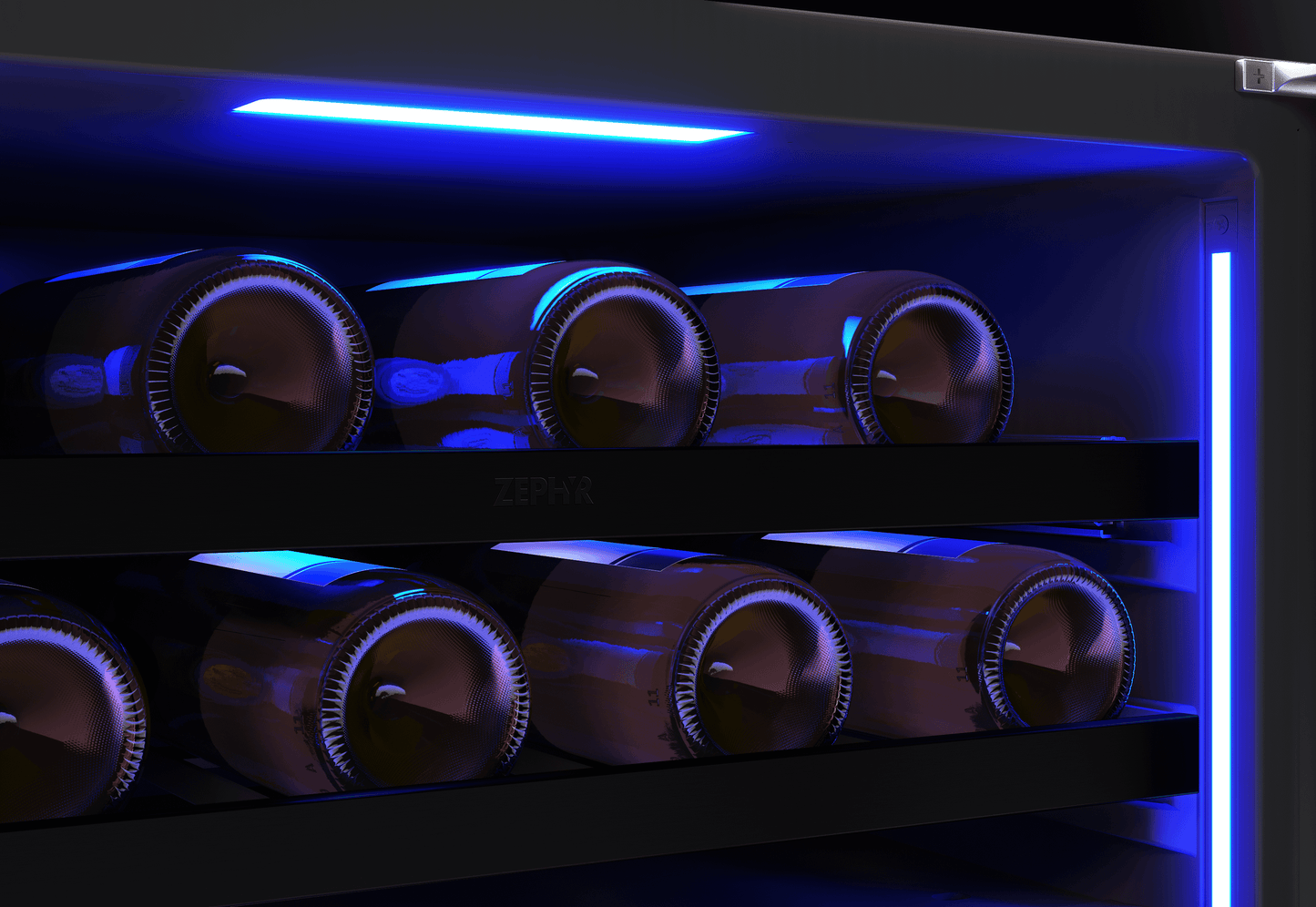 ZEPHYR PRW24C02CPG Zephyr 24"" Panel Ready Dual Zone Wine Cooler