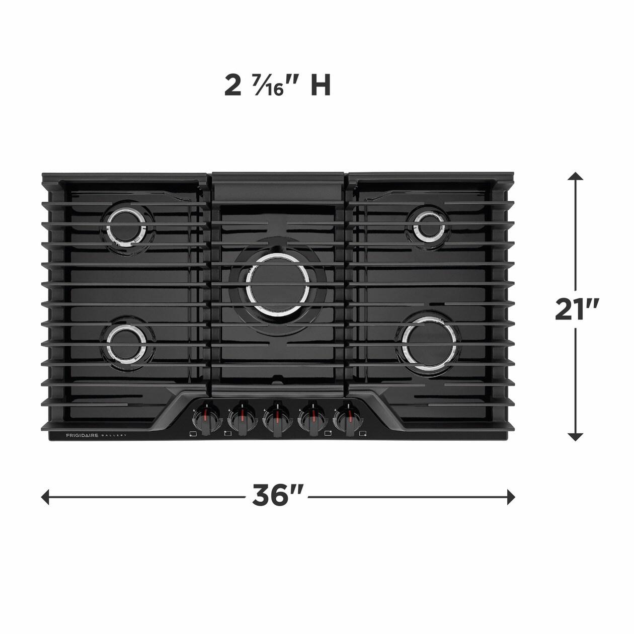 FRIGIDAIRE GCCG3648AB Frigidaire Gallery 36"" Gas Cooktop