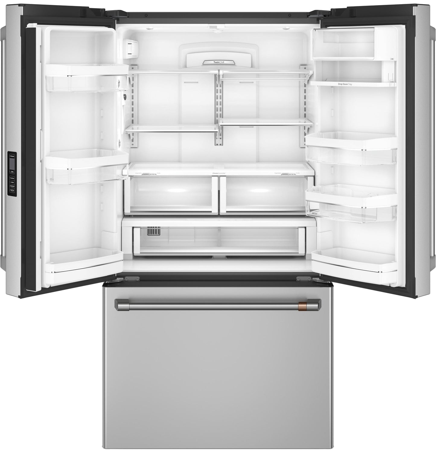 CAFE CWE23SP2MS1 Cafe Energy Star 23.1 Cu. Ft. Counter-depth French-door R...
