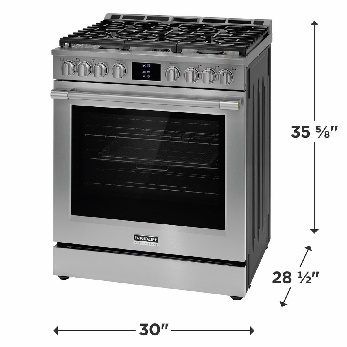 FRIGIDAIRE PCFG3080AF Frigidaire Professional 30"" Gas Range With No Preheat and Air Fry