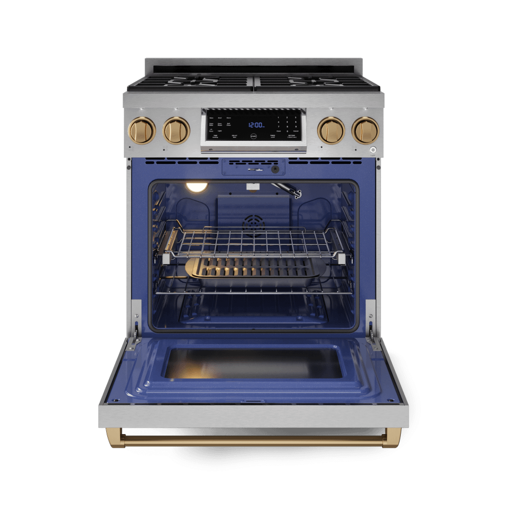 THOR KITCHEN RSG30BRZ 30 Inch Professional Gas Range With Tilt Panel Touch Control In STA...