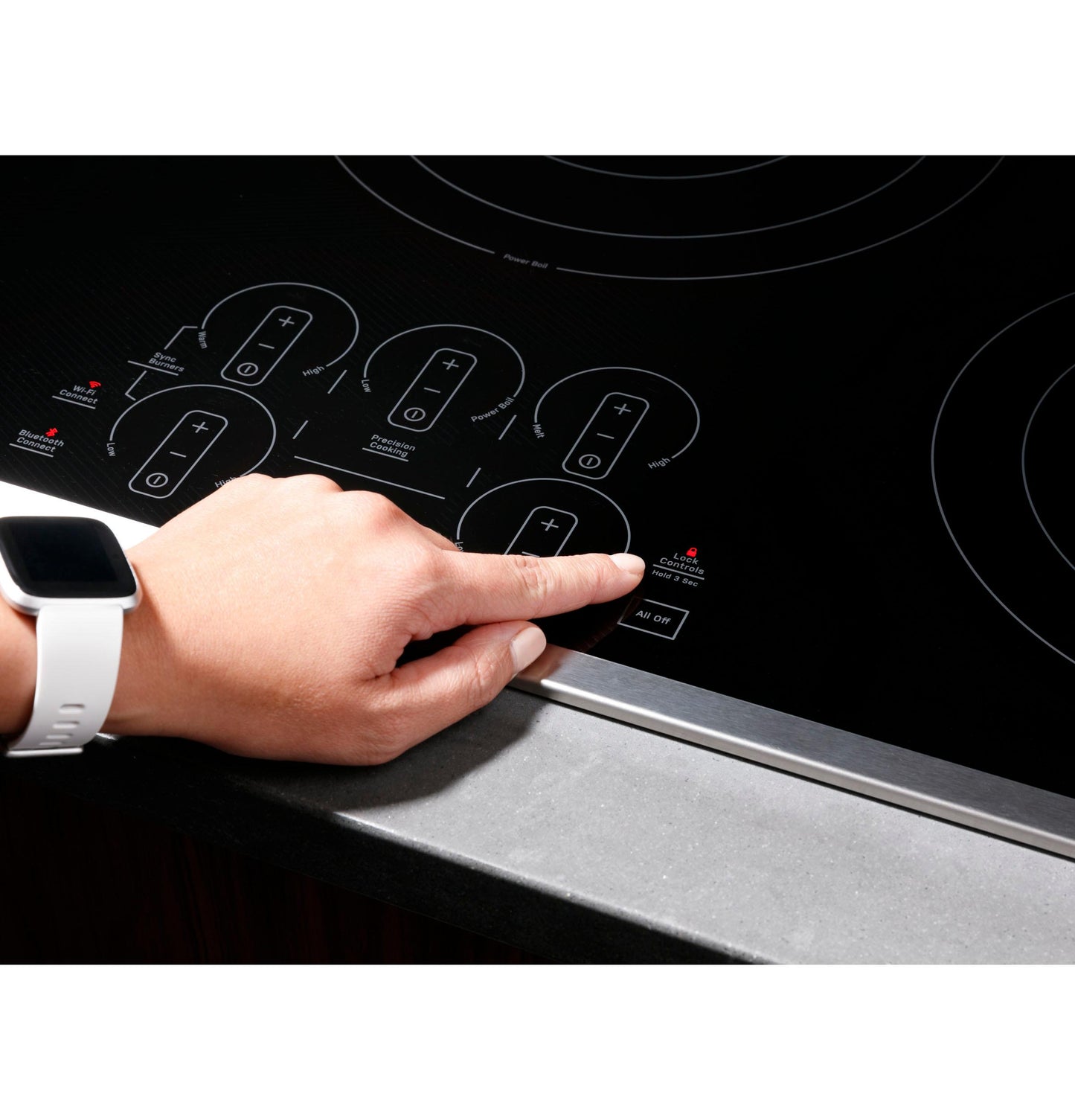 GE APPLIANCES PEP9030STSS GE Profile 30"" Built-in Touch Control Electric Cooktop
