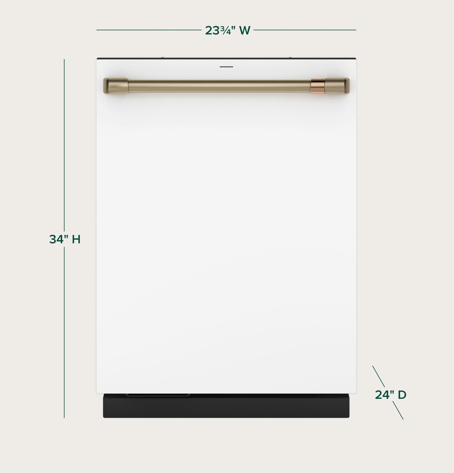 CAFE CDT888P4VW2 Cafe Customfit Energy Star Stainless Interior Smart DISHW...