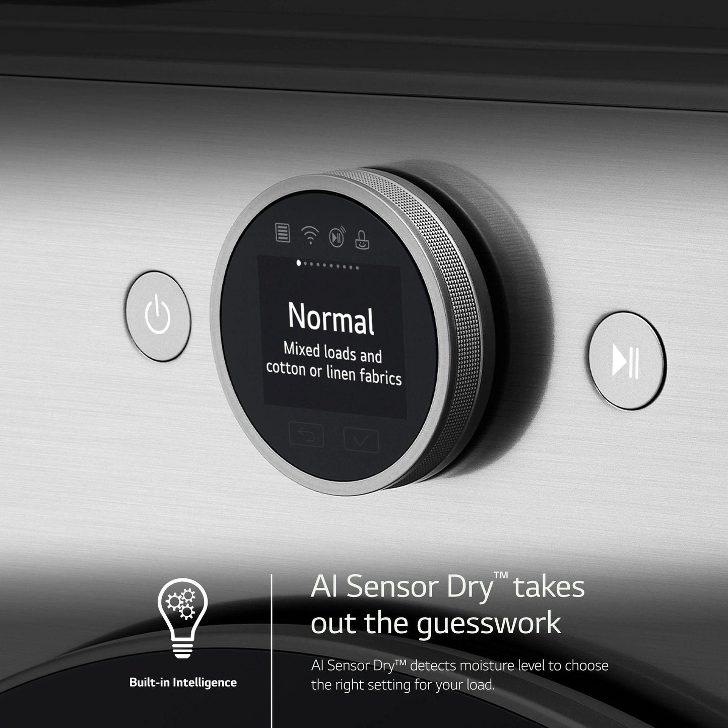 LG DLGX5501V 7.4 Cu. Ft. Ultra Large Capacity Smart Front Load Gas Dryer With SE...