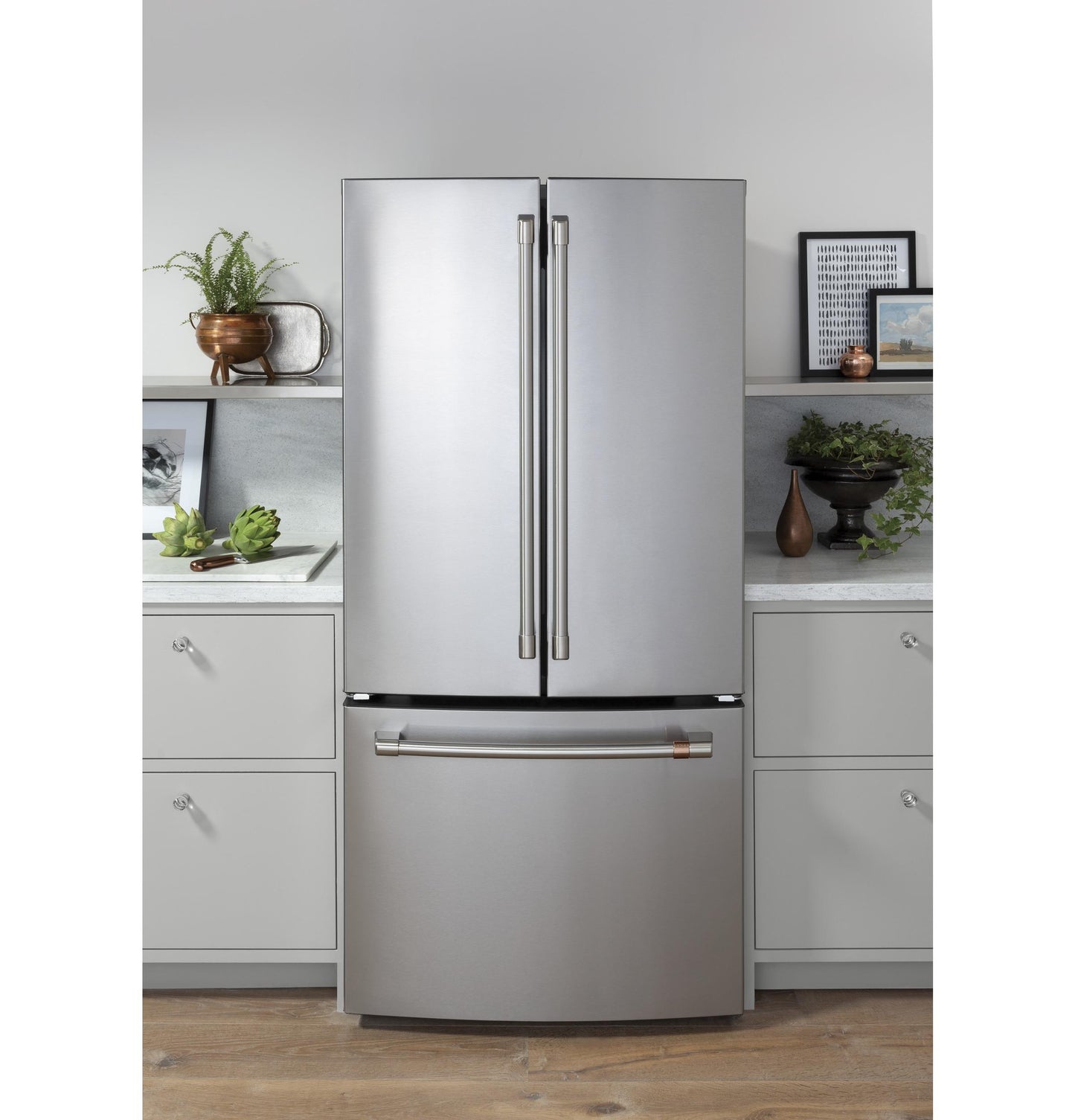 CAFE CWE19SP2NS1 Cafe Energy Star 18.6 Cu. Ft. Counter-depth French-door R...