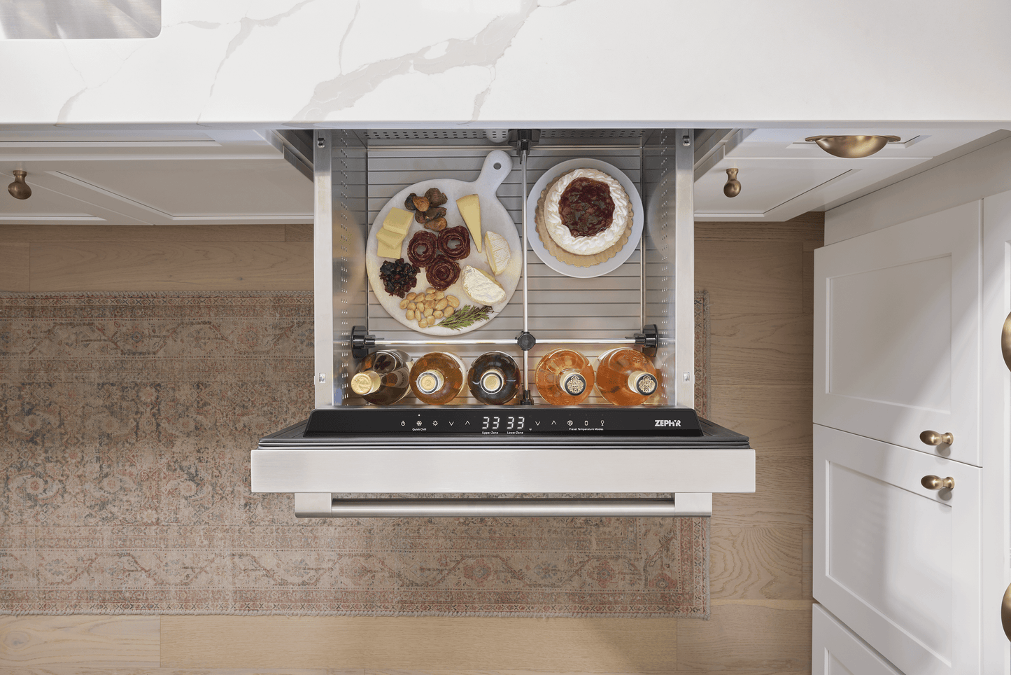 ZEPHYR PRRD24C2AS Zephyr 24"" Dual Zone Refrigerator Drawers