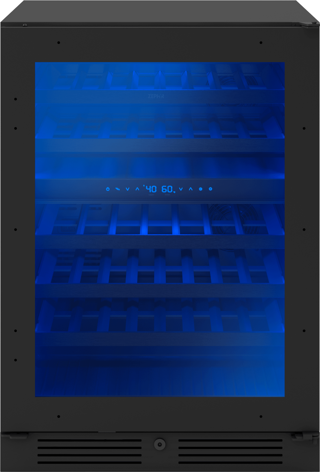 ZEPHYR PRW24C02CPG Zephyr 24"" Panel Ready Dual Zone Wine Cooler
