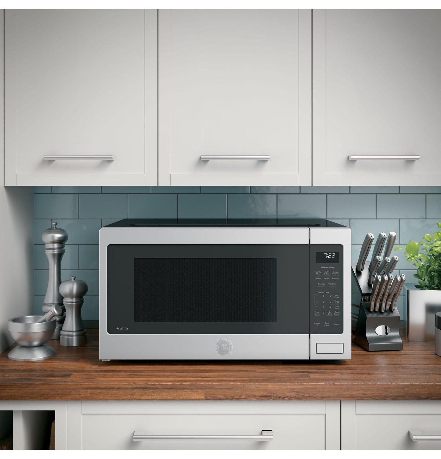 GE APPLIANCES PES7227SLSS GE Profile Series 2.2 Cu. Ft. Countertop Sensor Microwave Oven