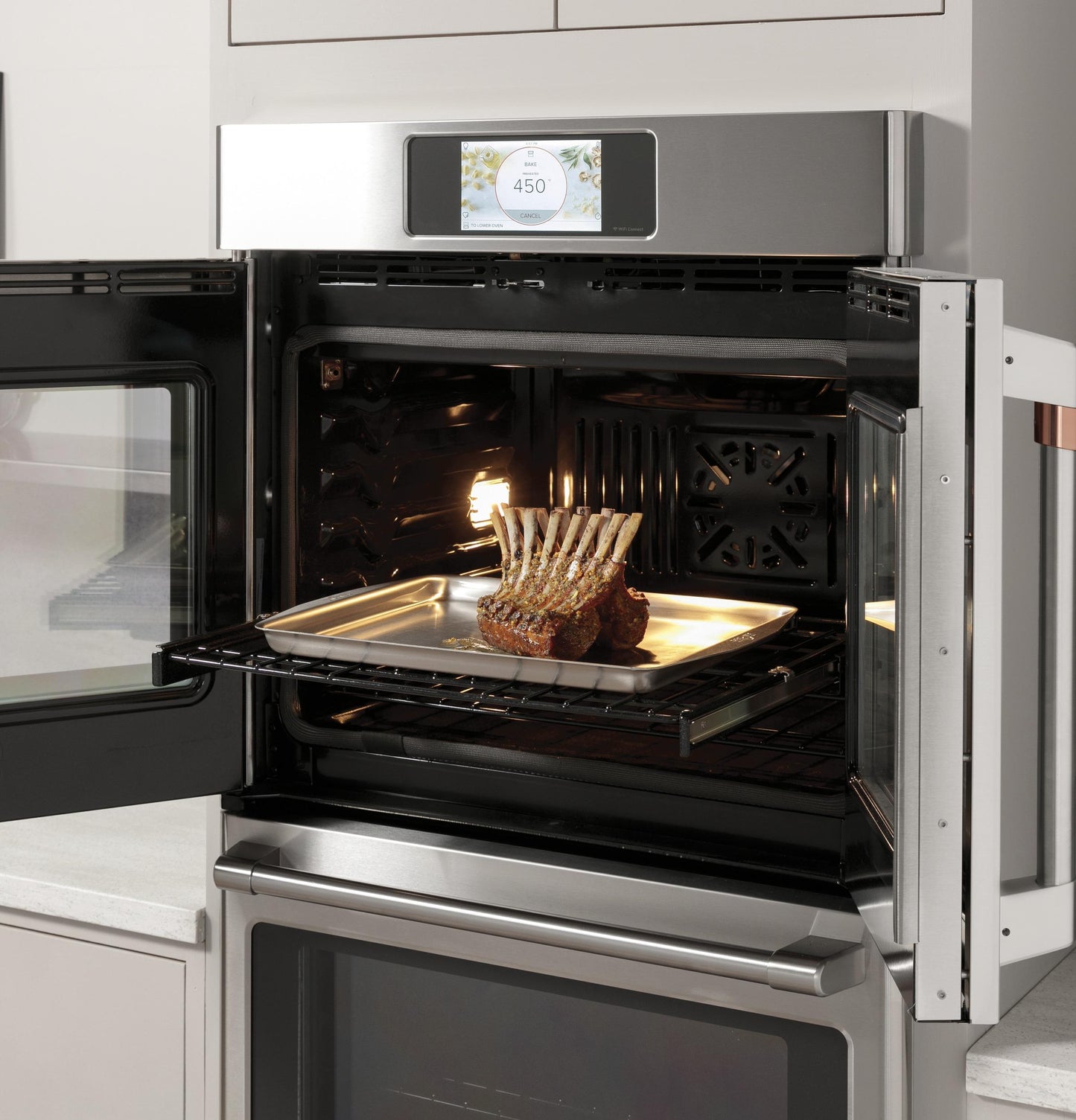 CAFE CTD90FP4NW2 Cafe Professional Series 30"" Smart Built-in Convection FRENCH...