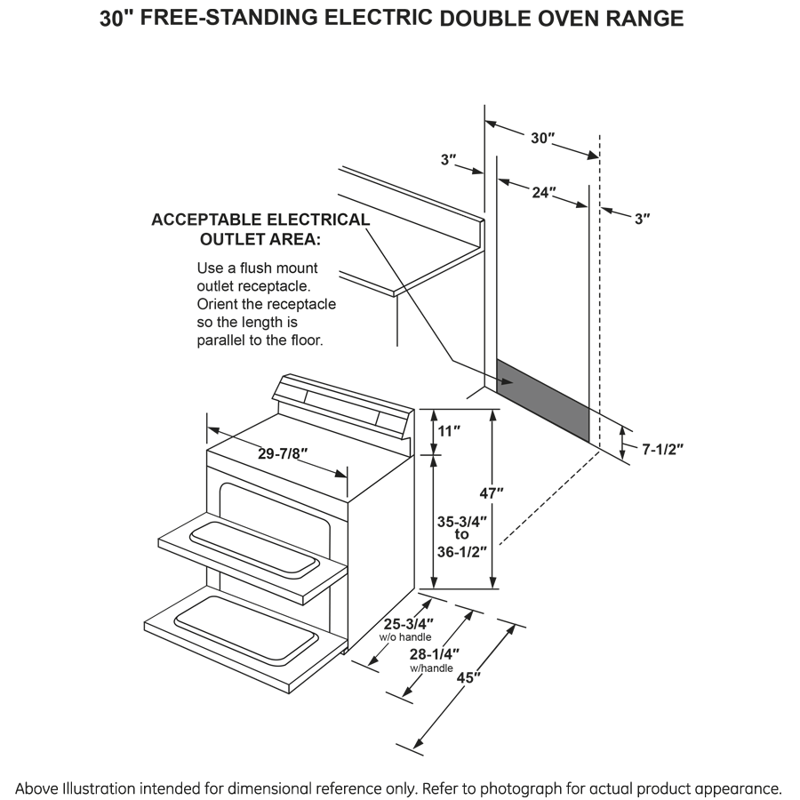 GE APPLIANCES PB965YPFS GE Profile 30"" Smart Free-standing Electric Double Oven CONVECT...