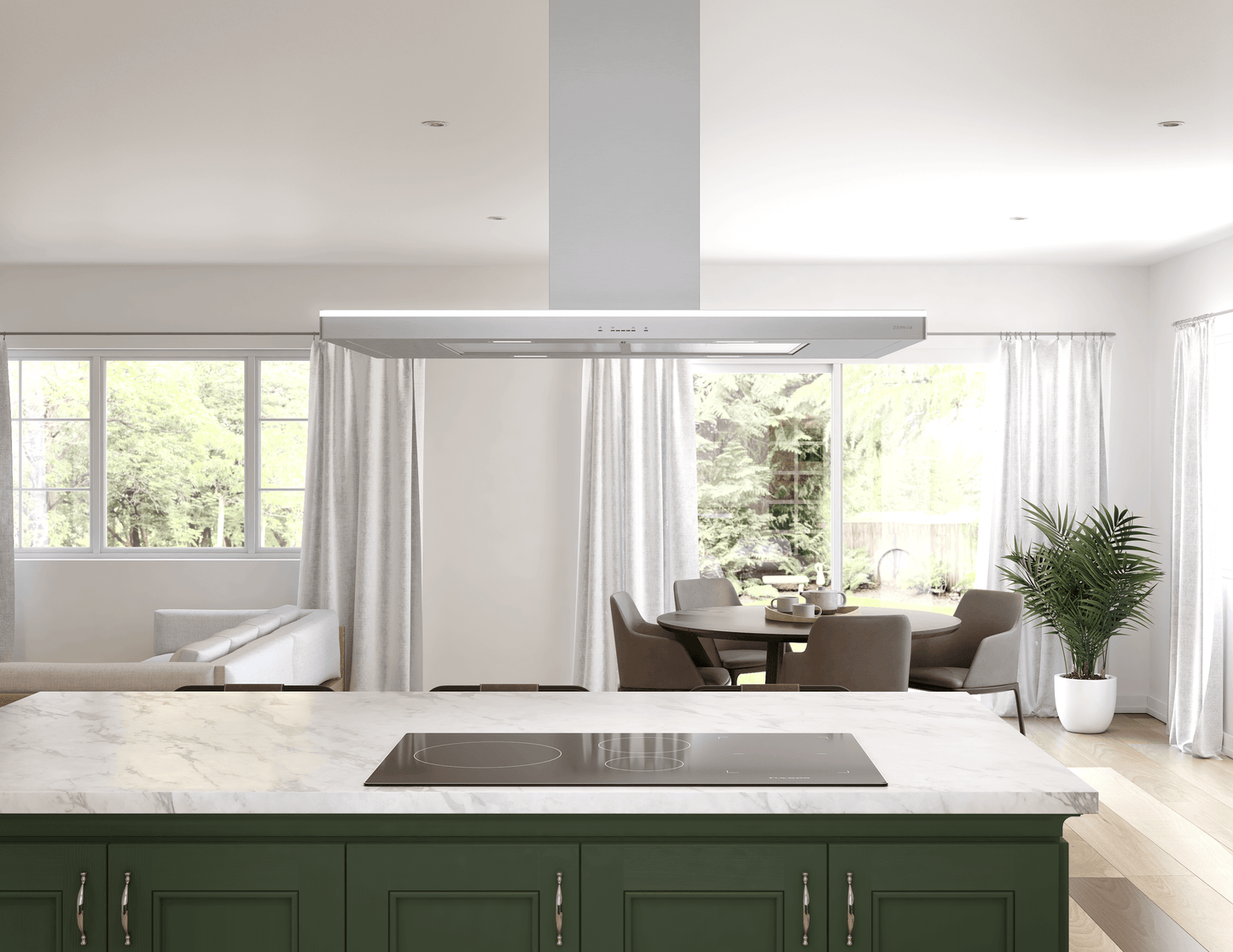 ZEPHYR ZLCM90CS Zephyr 36"" Luce Island