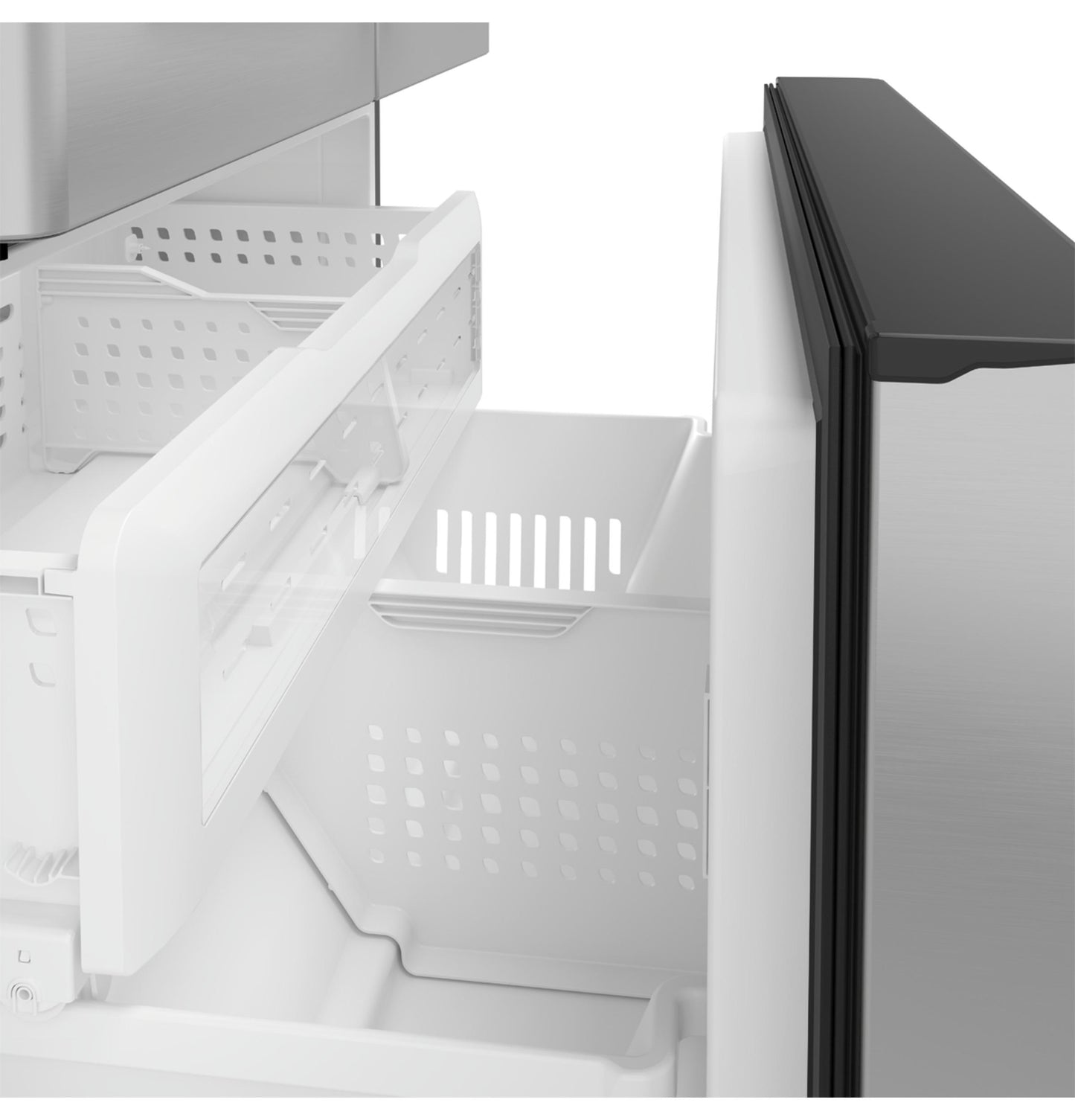CAFE CWE23SP2MS1 Cafe Energy Star 23.1 Cu. Ft. Counter-depth French-door R...