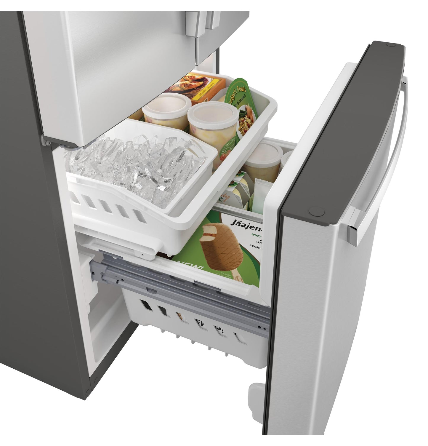 GE APPLIANCES GNE21FYKFS Ge Energy Star 20.8 Cu. Ft. French-door Refrigerator