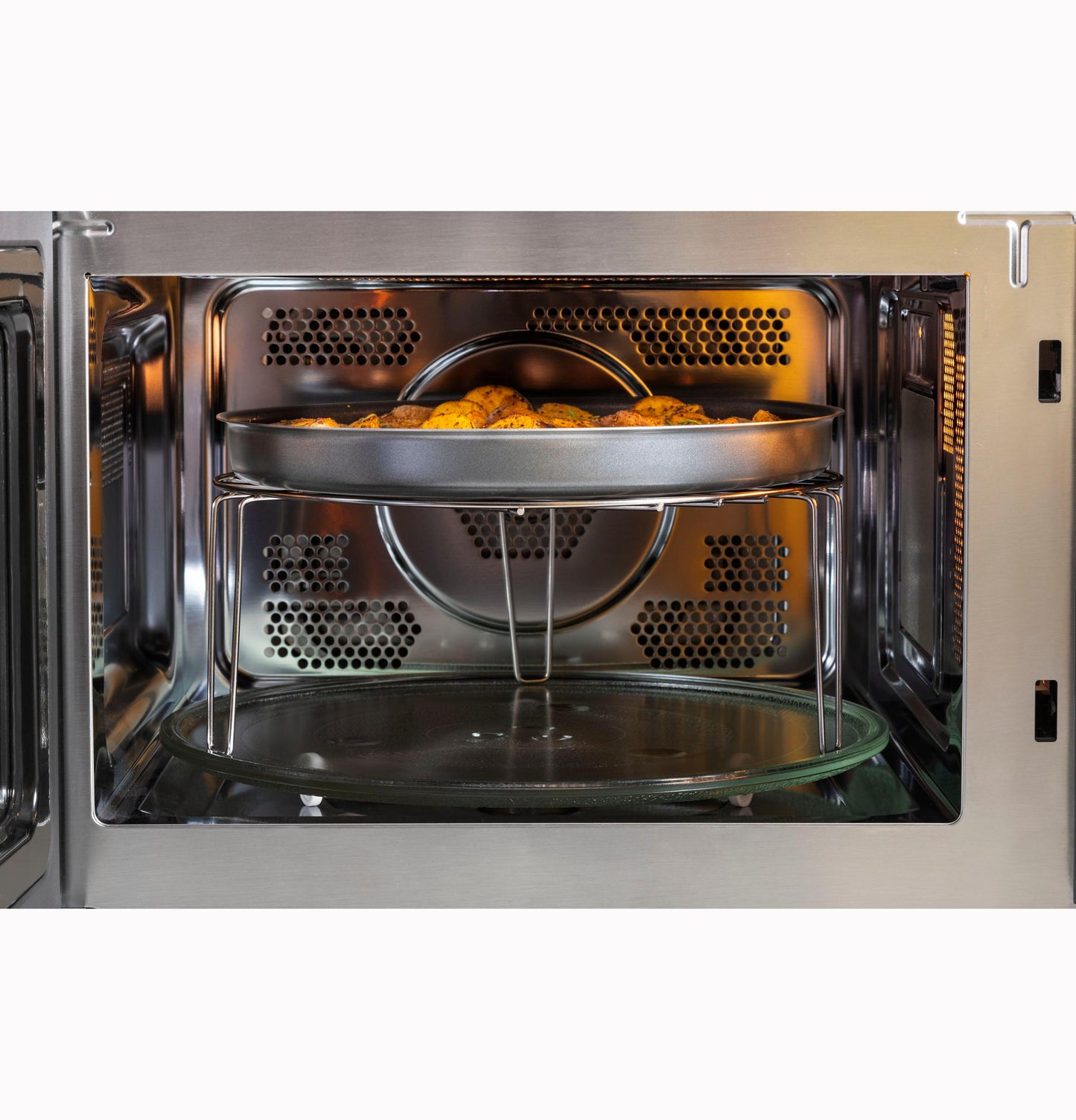 GE APPLIANCES GCST10A1WSS Ge 1.0 Cu. Ft. Capacity Countertop Convection Microwave Oven WIT...
