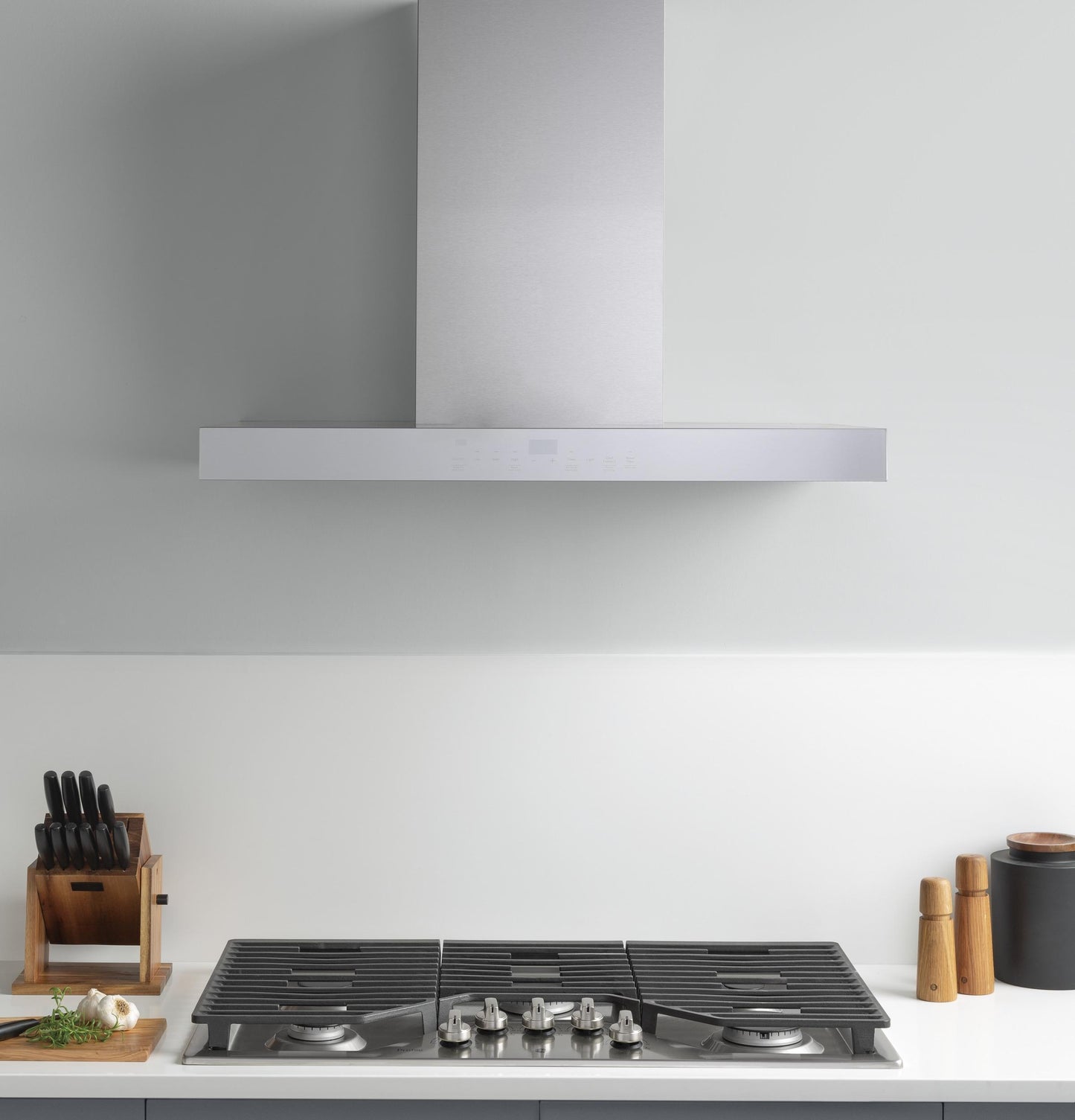 GE APPLIANCES UVW9361SLSS 36"" Wifi Enabled Designer Wall Mount Hood W/ Perimeter Venting