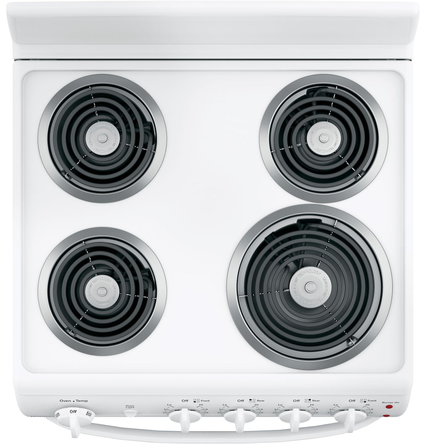 HOTPOINT RAS240DMWW Hotpoint 24"" Electric Free-standing Front-control Range