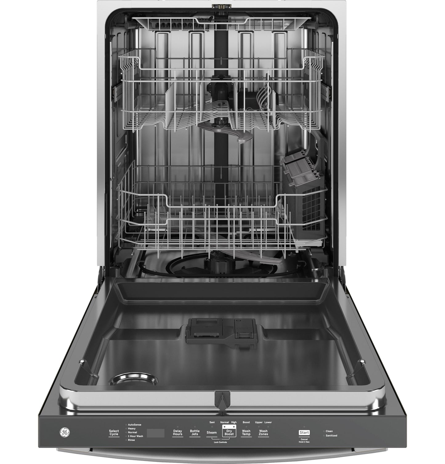 GE APPLIANCES GDT670SYVFS Ge Top Control With Stainless Steel Interior Dishwasher With SAN...
