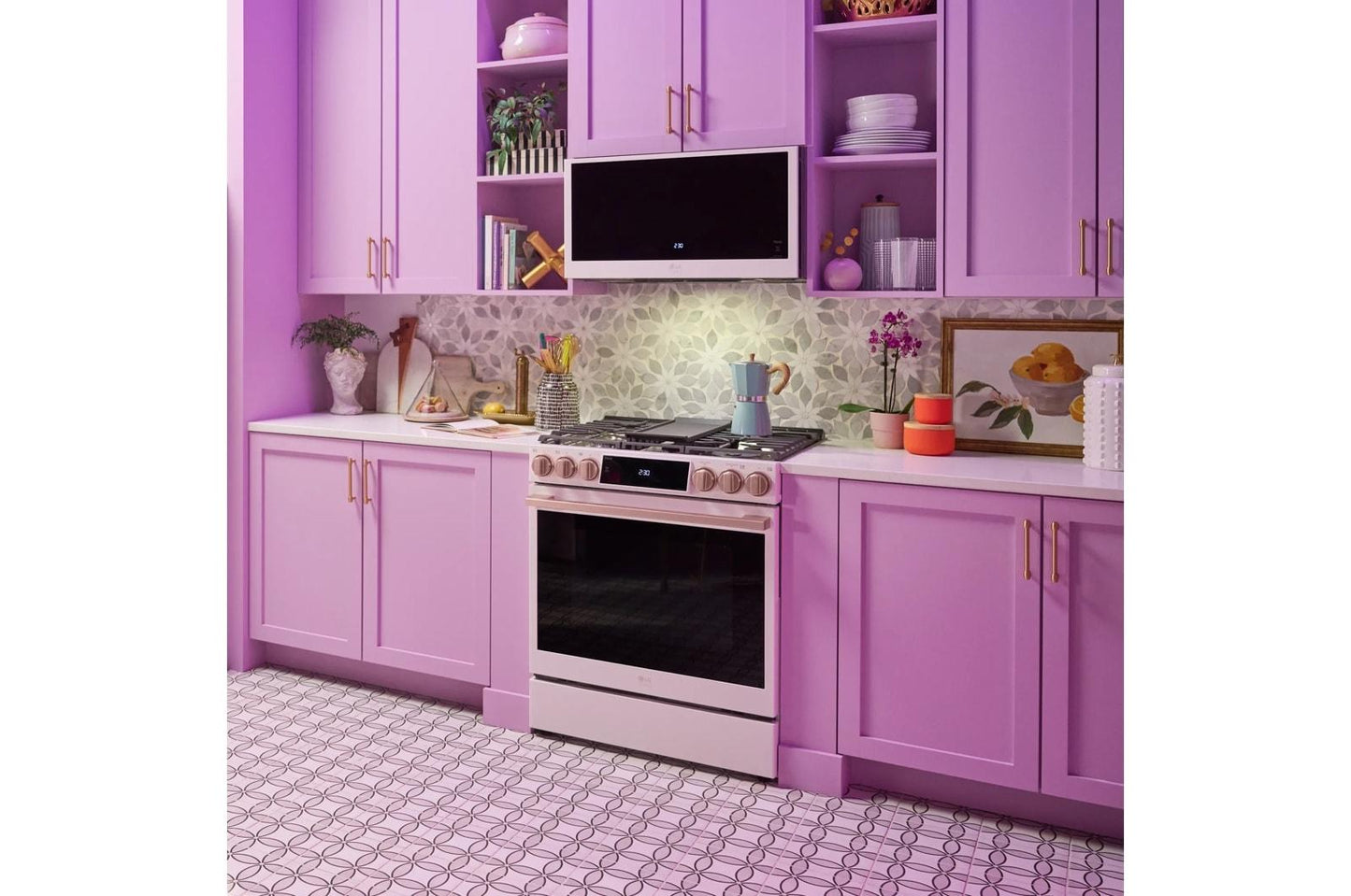 LG LSGS6338N LG Studio 6.3 Cu. Ft. Instaview Gas Slide-in Range With Probake ...