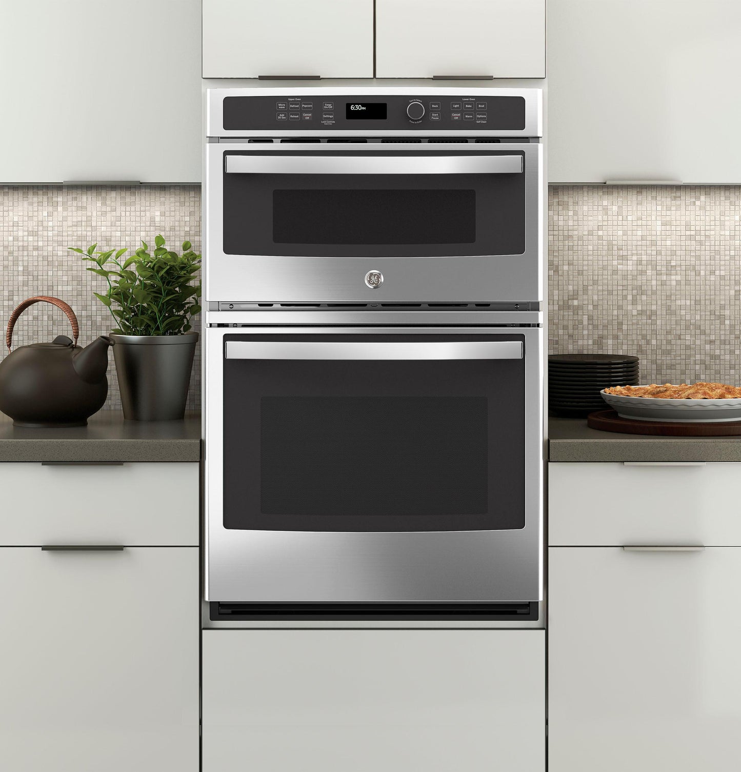 GE APPLIANCES JK3800SHSS Ge 27"" Built-in Combination Microwave/thermal Wall Oven