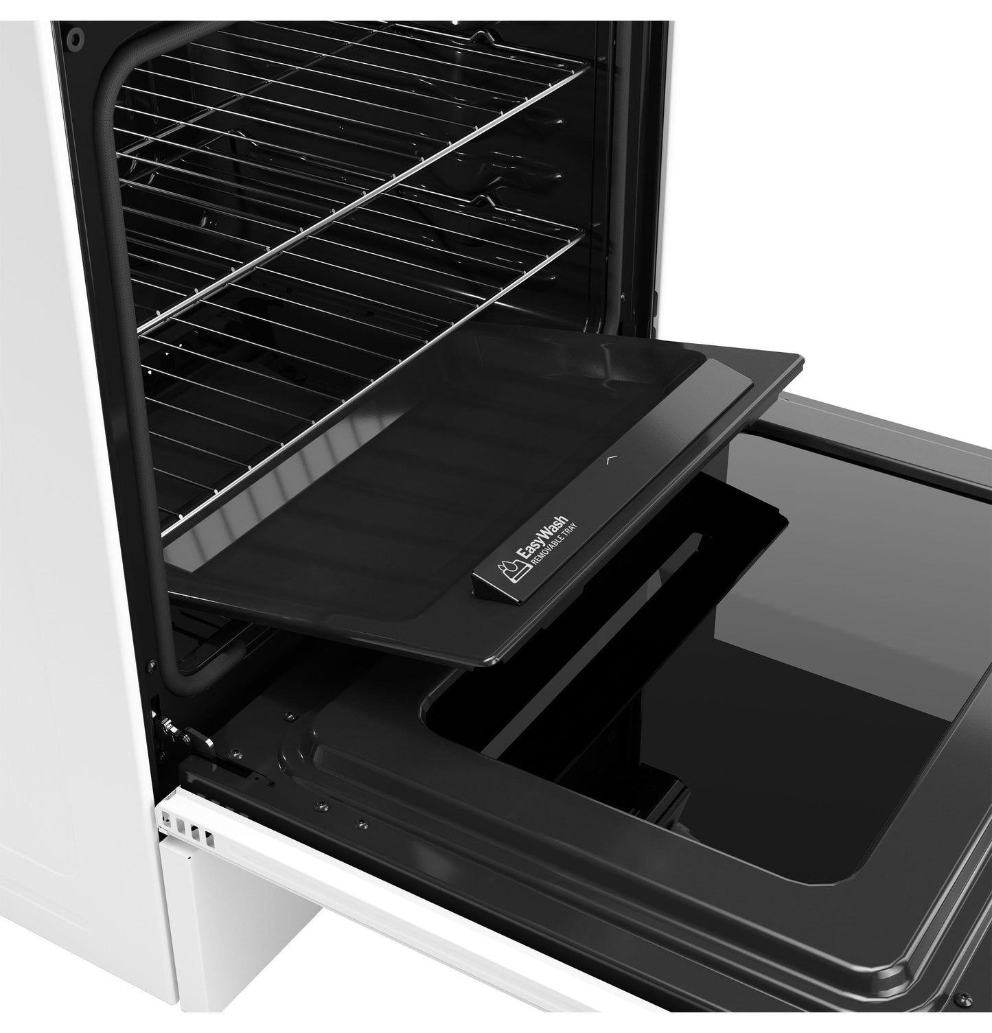 GE APPLIANCES GGS600AVWW Ge 30"" Slide-in Front-control Convection Gas Range With No PREHE...