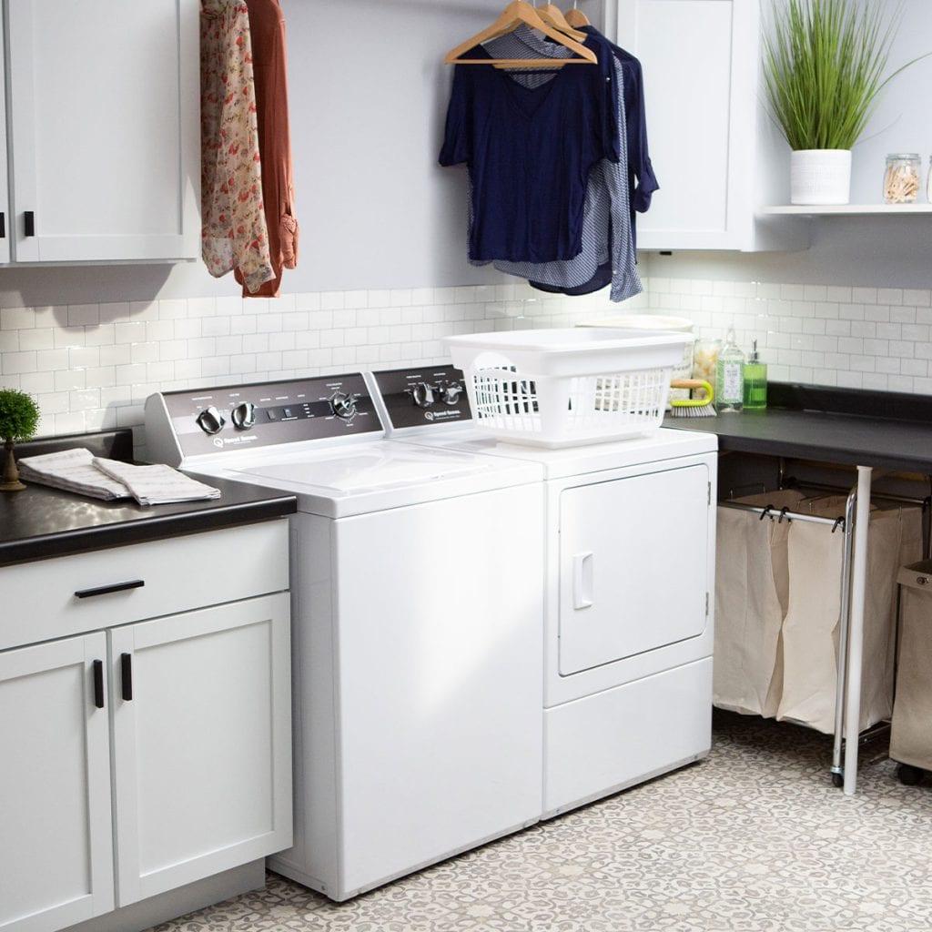 SPEED QUEEN DR5004WG Dr5 Sanitizing Gas Dryer With Steam | Over-dry Protection TECHNOLOG...