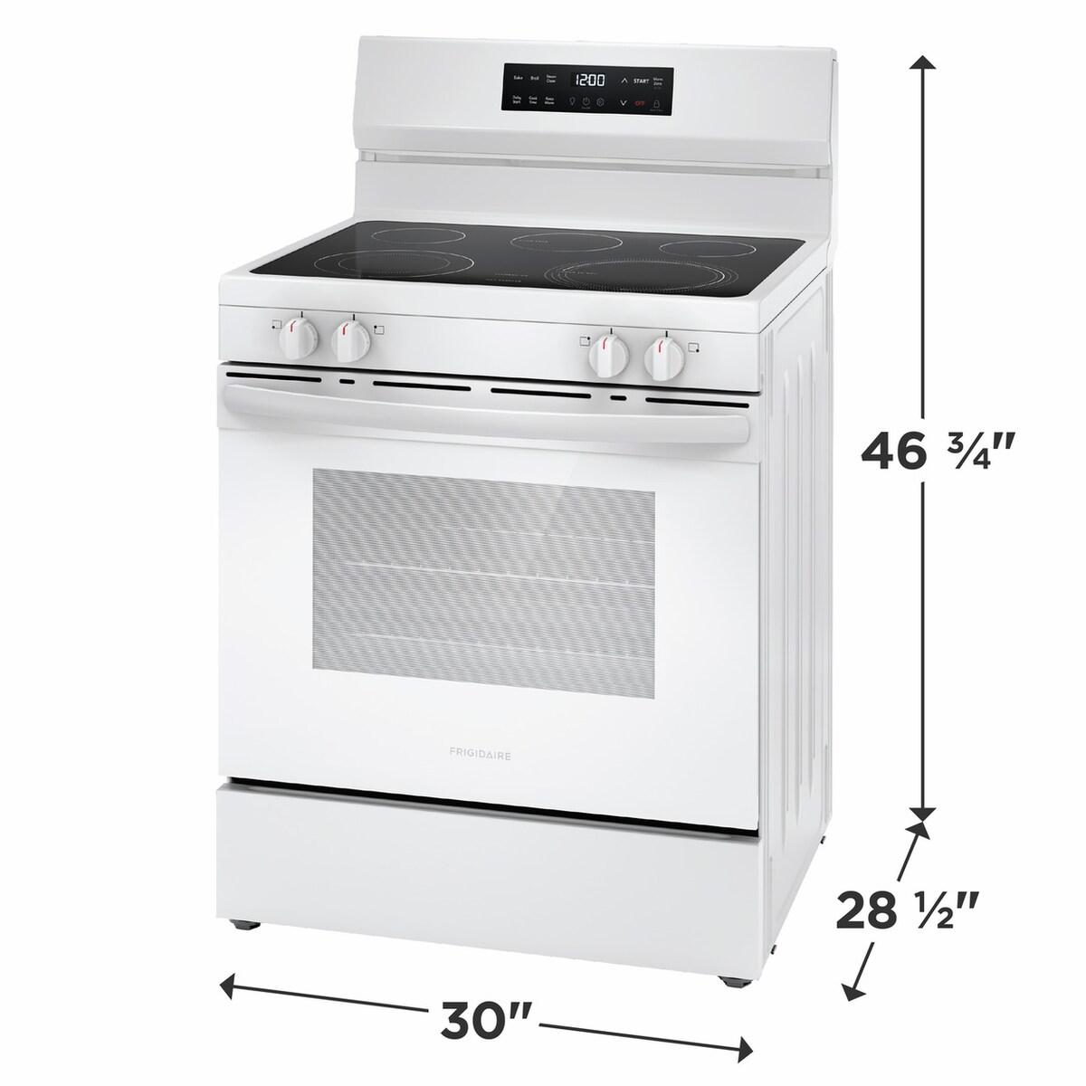 FRIGIDAIRE FCRE3062AW Frigidaire 30"" Electric Range With the Eventemp