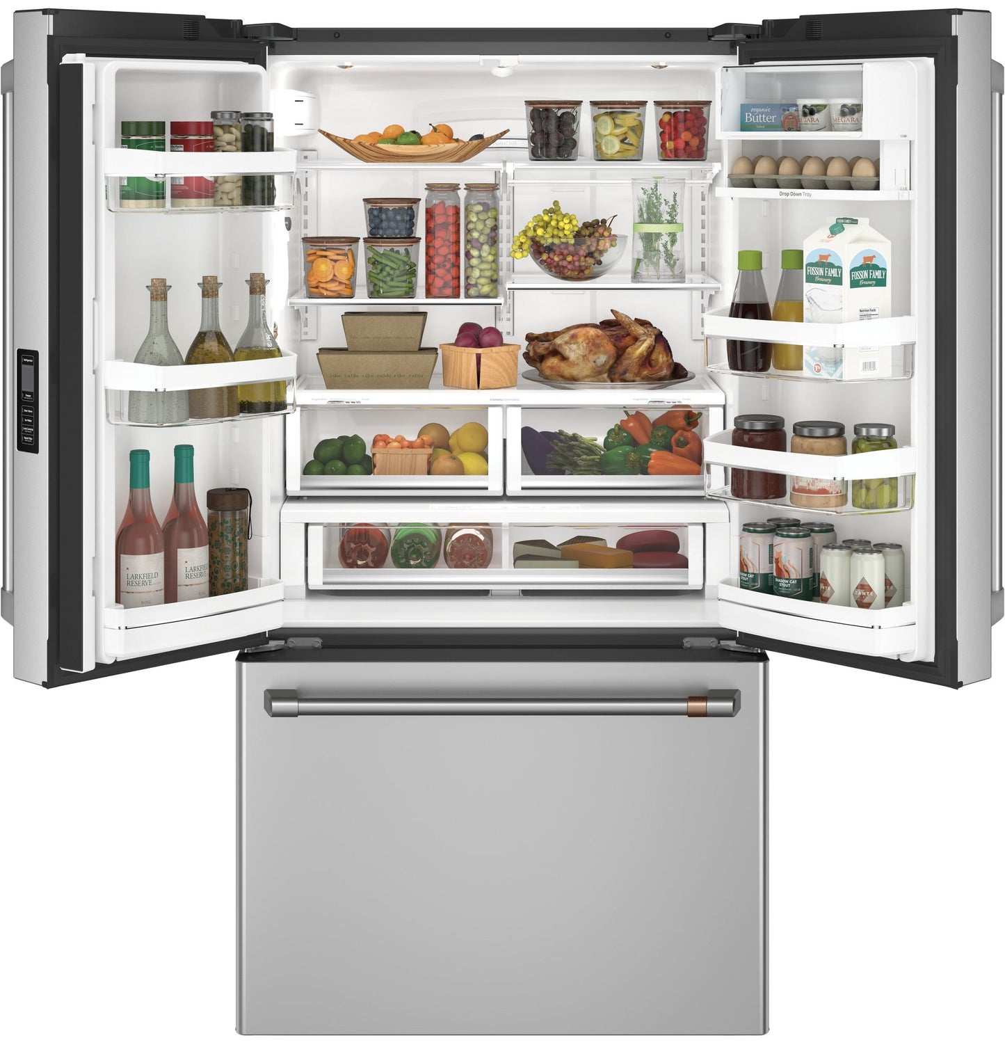 CAFE CWE23SP2MS1 Cafe Energy Star 23.1 Cu. Ft. Counter-depth French-door R...
