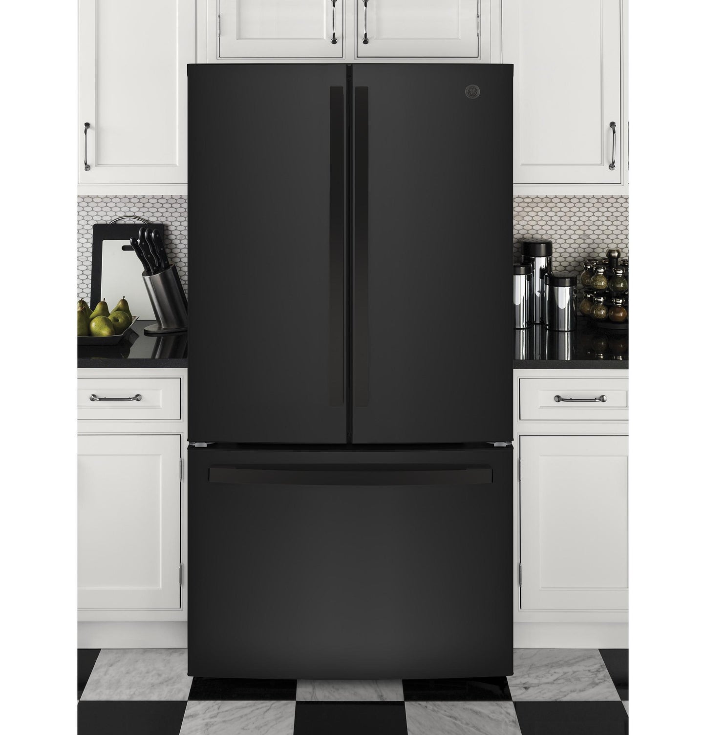 GE APPLIANCES GNE27JGMBB Ge Energy Star 27.0 Cu. Ft. French-door Refrigerator