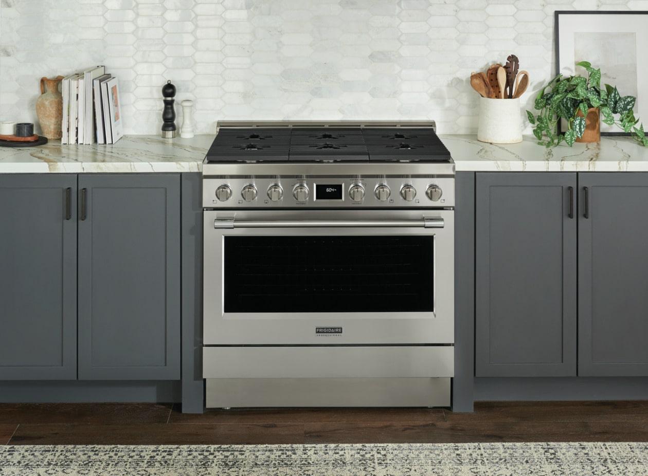 FRIGIDAIRE PCFG3670AF Frigidaire Professional 36"" Front Control Freestanding Gas Range
