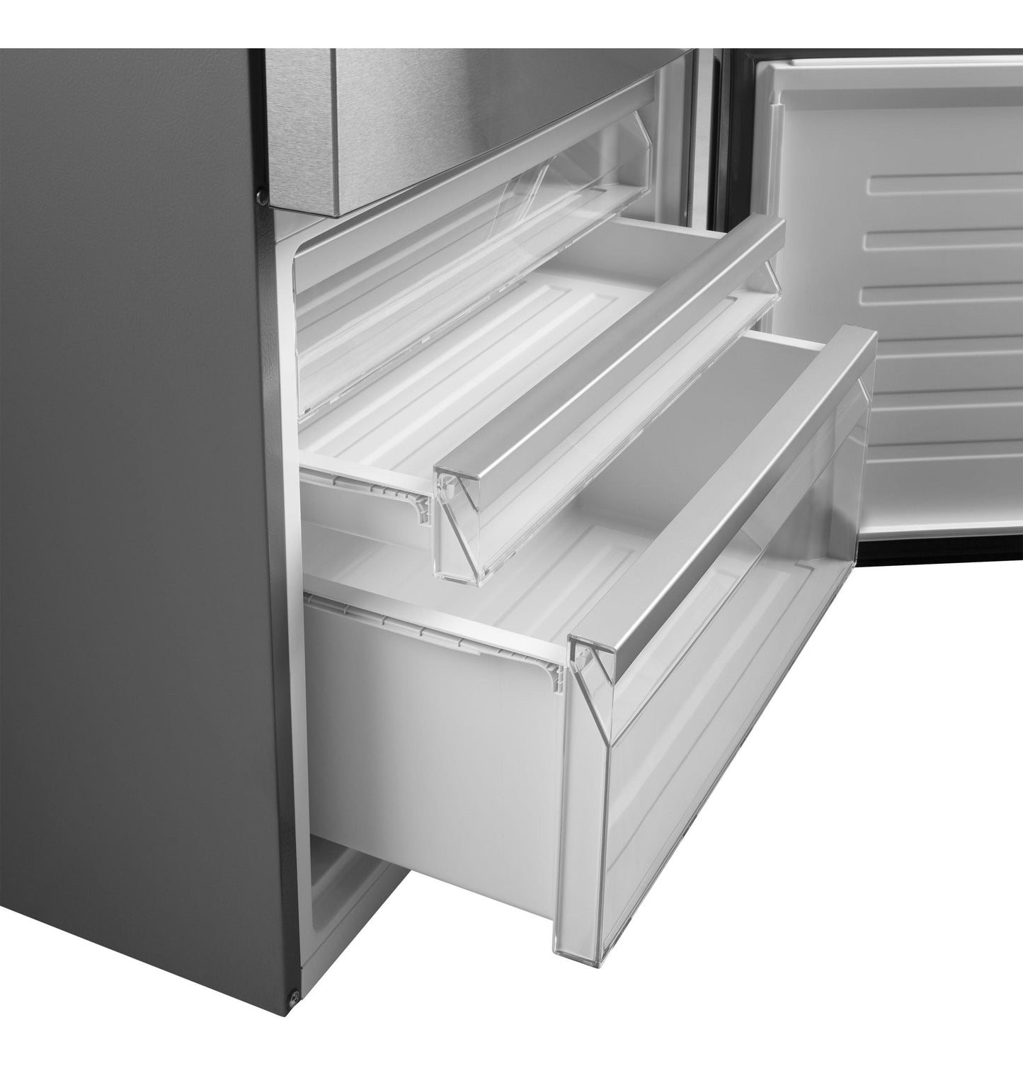 GE APPLIANCES GBE17HYRFS Ge Energy Star 17.7 Cu. Ft. Counter-depth Bottom-freezer REFR...