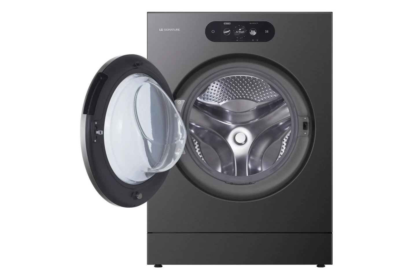 LG WM9901HBA LG Signature 5.8 Cu. Ft. MEGA Capacity Smart Front Load Washer WITH...