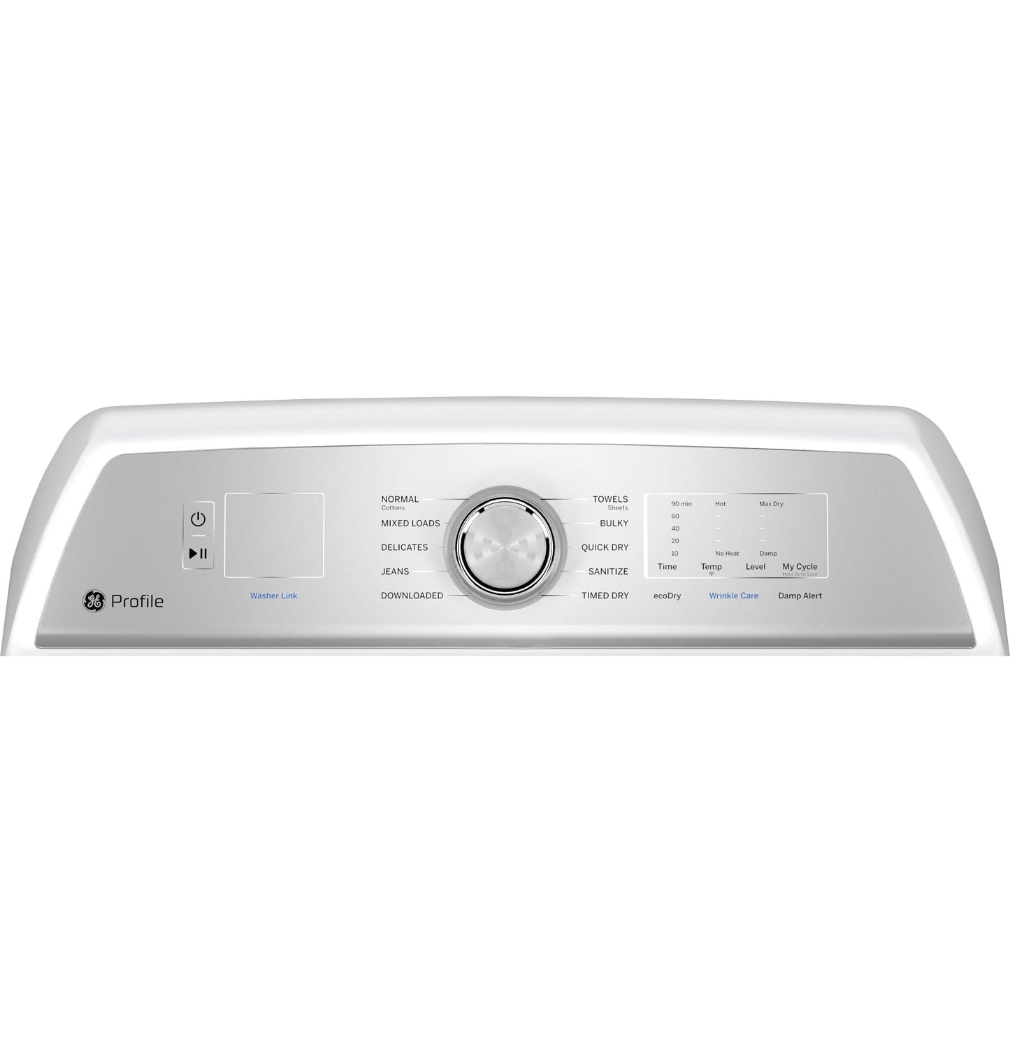 GE APPLIANCES PTD60EBSRWS GE Profile 7.4 Cu. Ft. Capacity Aluminized Alloy Drum Electric ...