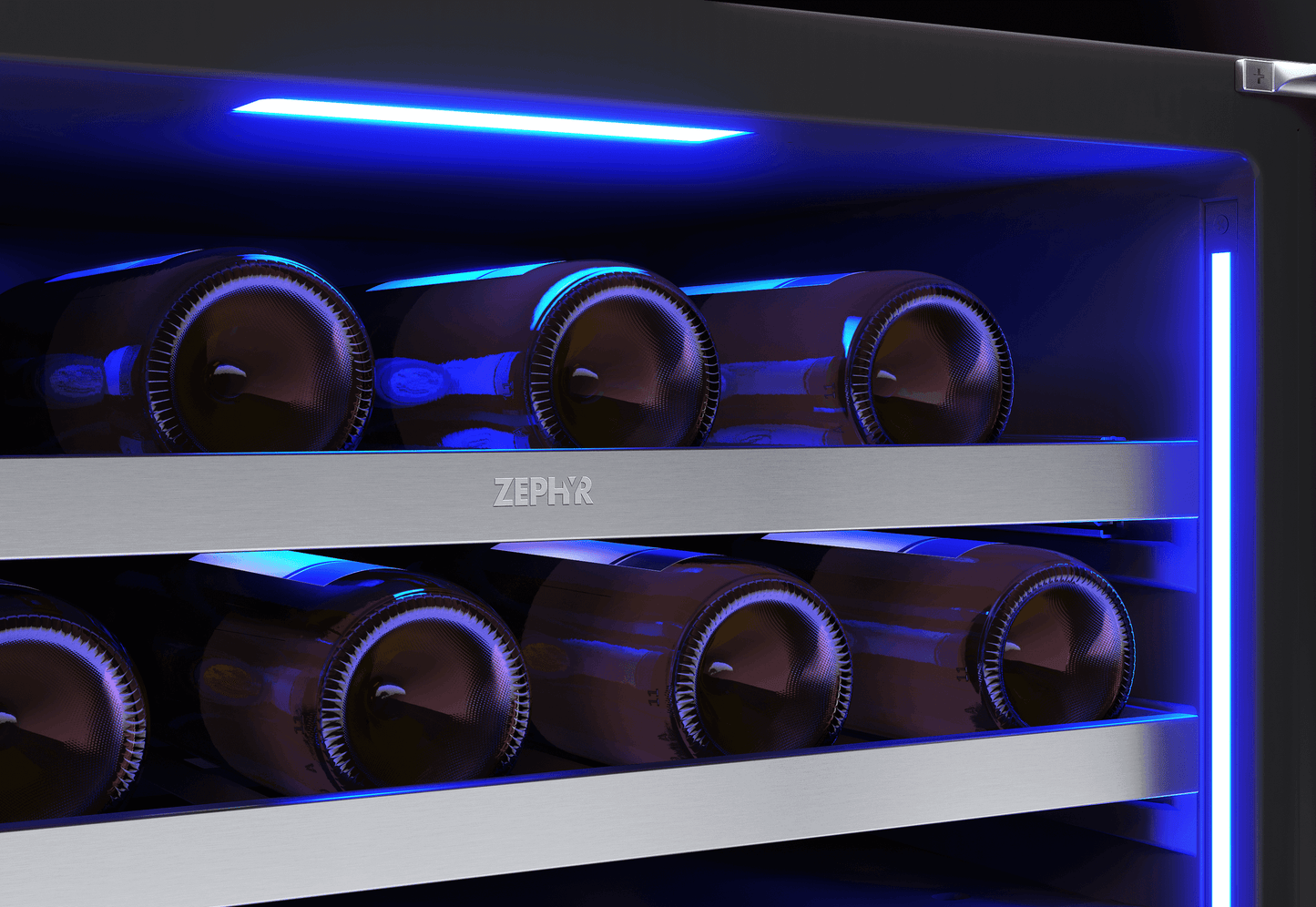 ZEPHYR PRW24C02CG Zephyr 24"" Dual Zone Wine Cooler