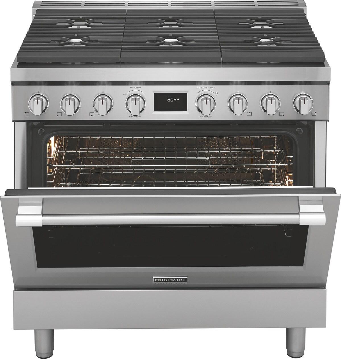 FRIGIDAIRE PCFD3670AF Frigidaire Professional 36"" Dual-fuel Freestanding Range