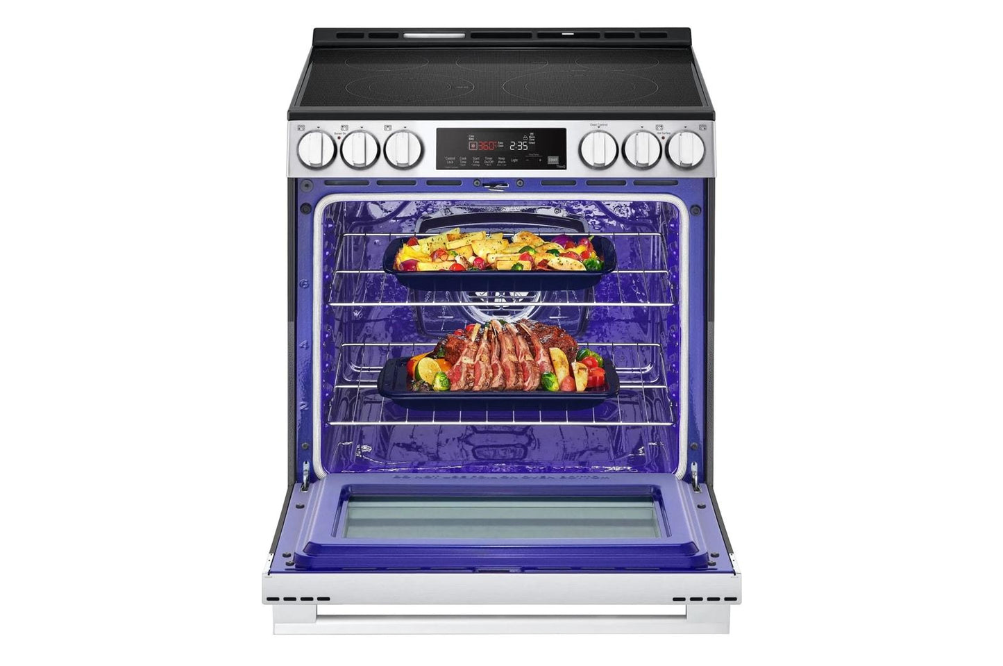 LG LSEL6333XE 6.3 Cu Ft. Smart Electric Slide-in Range With Air Fry & Easyclean