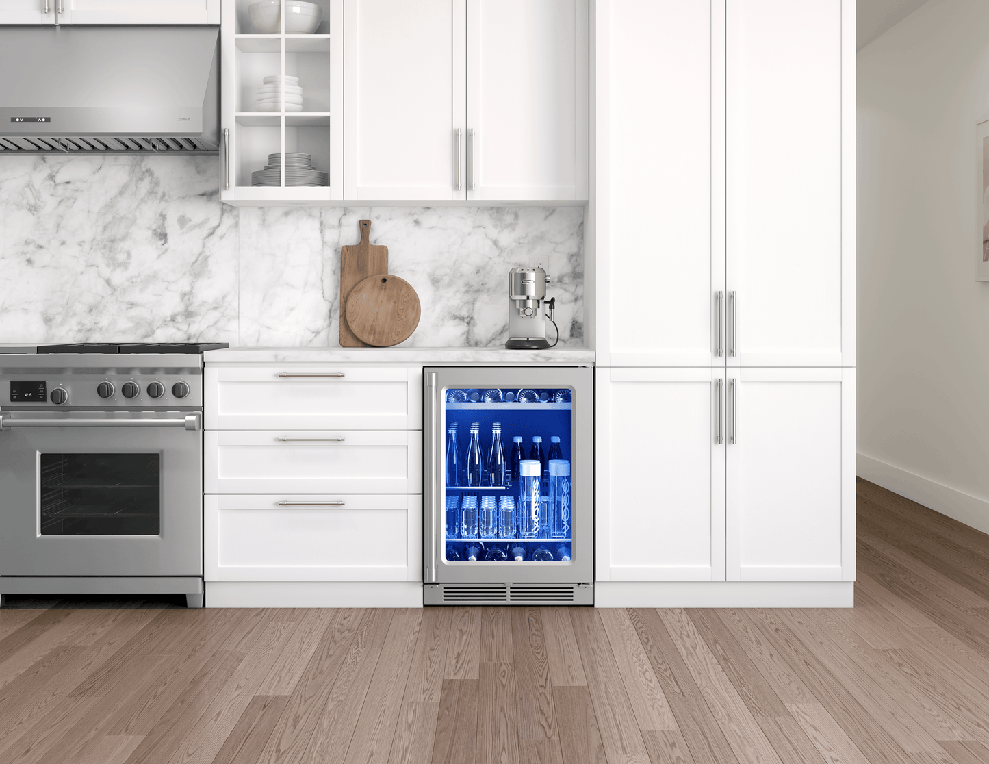 ZEPHYR PRPB24C01BG Zephyr 24"" Pro Single Zone Beverage Cooler