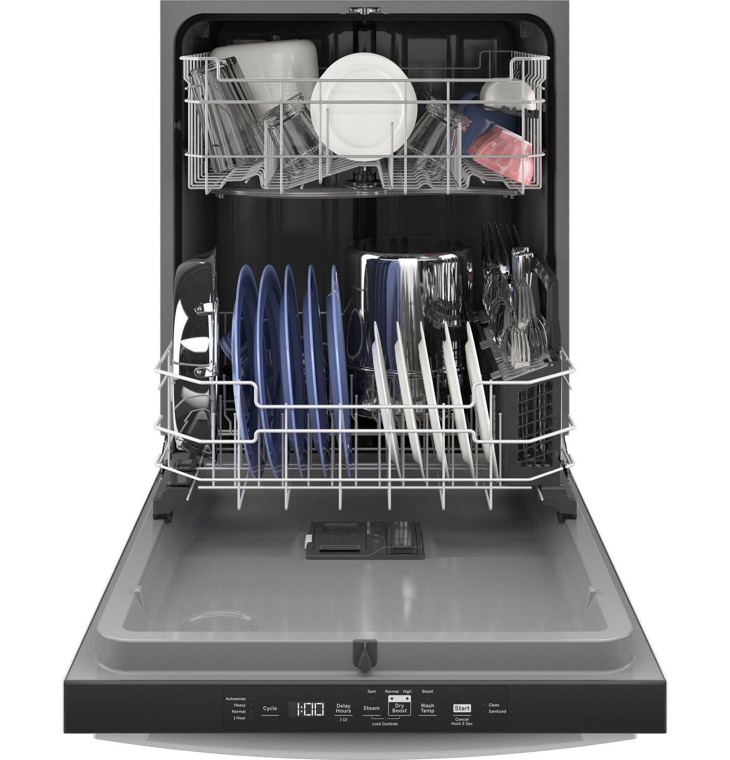 GE APPLIANCES GDT550PGRWW Ge Top Control With Plastic Interior Dishwasher With Sanitize CY...