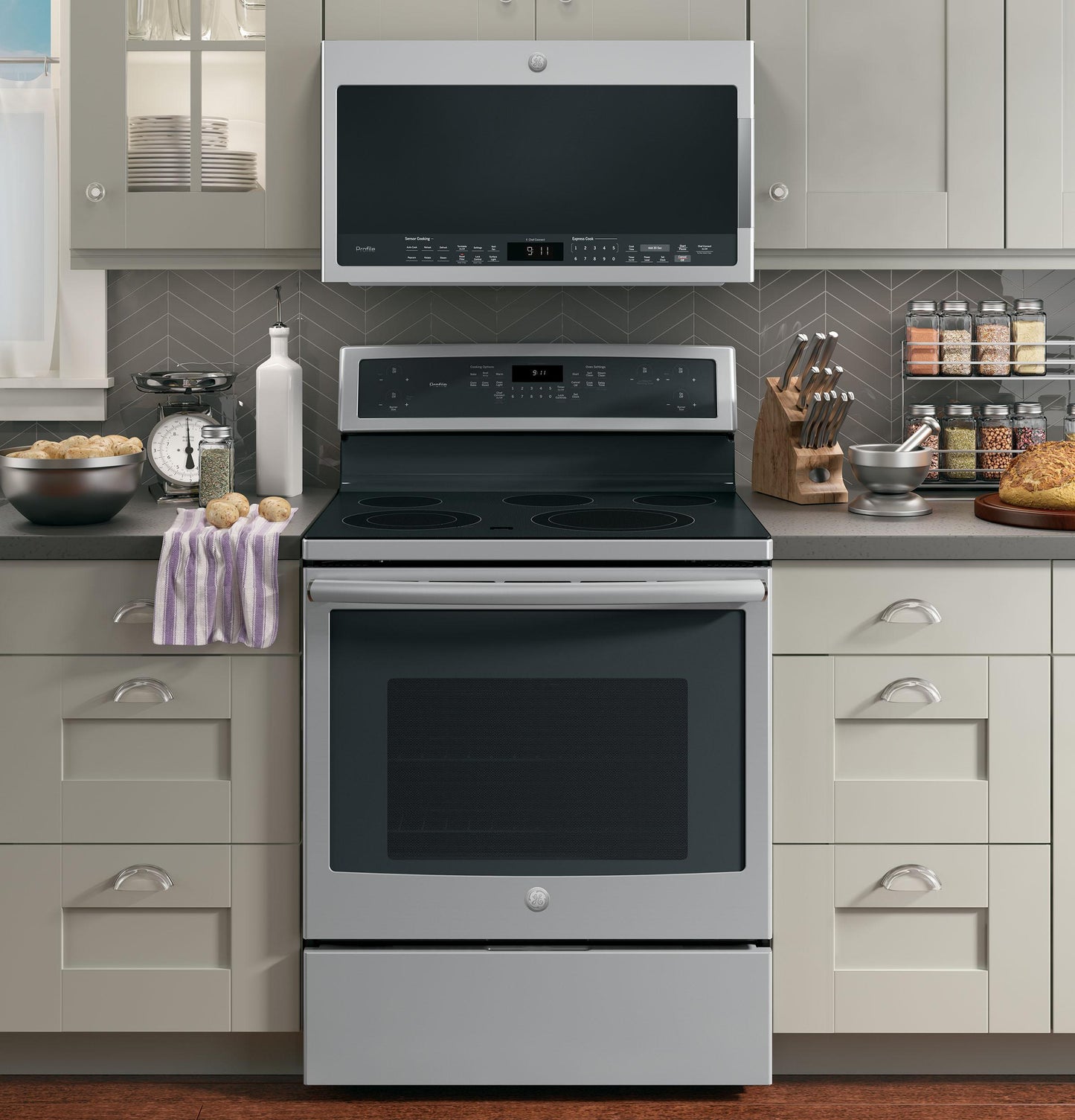 GE APPLIANCES PVM9005SJSS GE Profile Series 2.1 Cu. Ft. Over-the-range Sensor Microwave Oven
