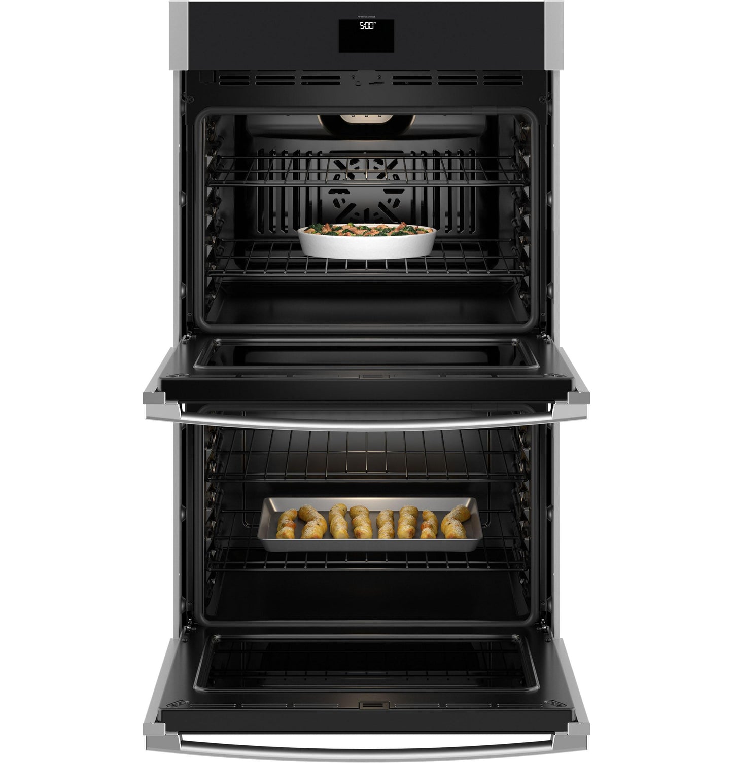 GE APPLIANCES JTD5000SVSS Ge 30"" Smart Built-in Self-clean Convection Double Wall Oven WIT...