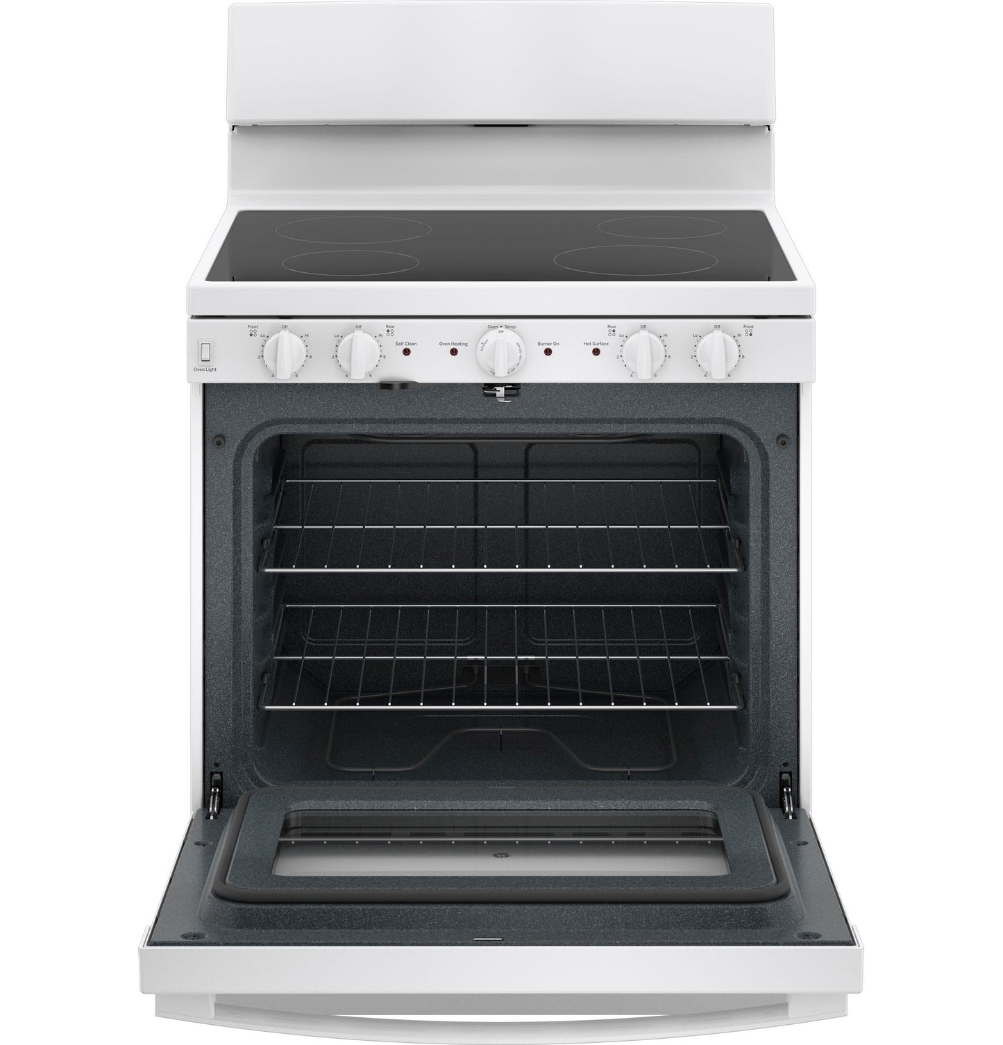 GE APPLIANCES JB480DTWW GE 30"" Free-standing Electric Radiant Smooth Cooktop Range